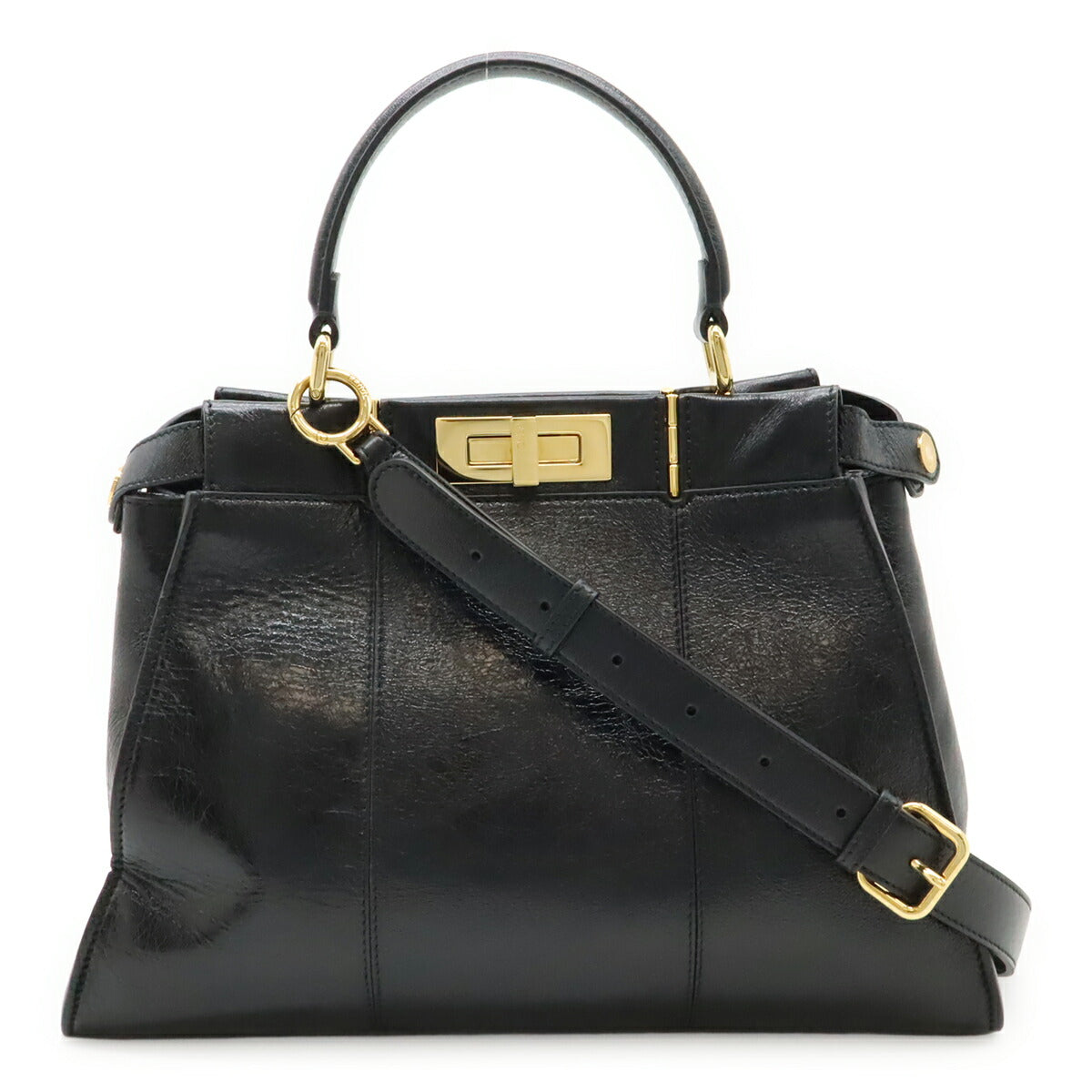 Fendi Peekaboo 2Way Bag Leather Travel Bag 2Way Bag 18
