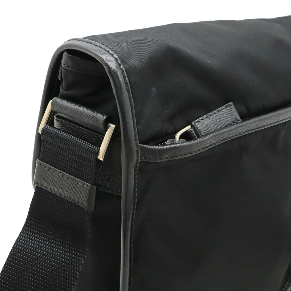 Prada Shoulder Bag Leather Nylon Shoulder Bag 10
