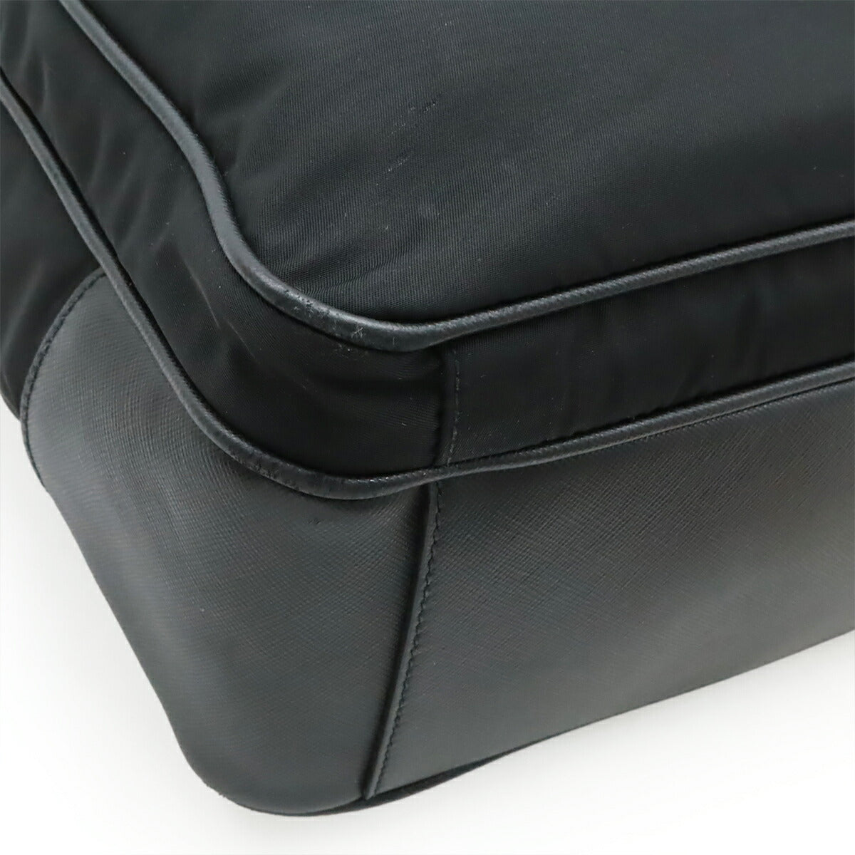 Prada Triangle 2Way Bag Leather Nylon Logo Travel Bag Leather 2Way Bag