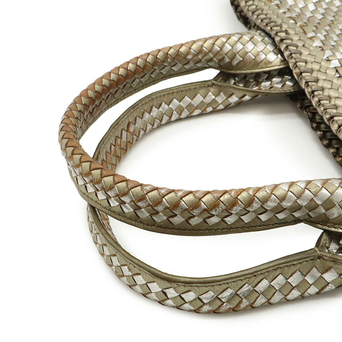 Prada Madras 2Way Tote Bag Leather