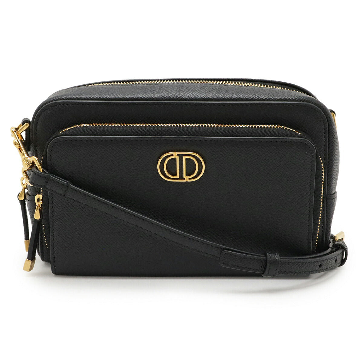 Dior Christian Caro Shoulder Bag Leather