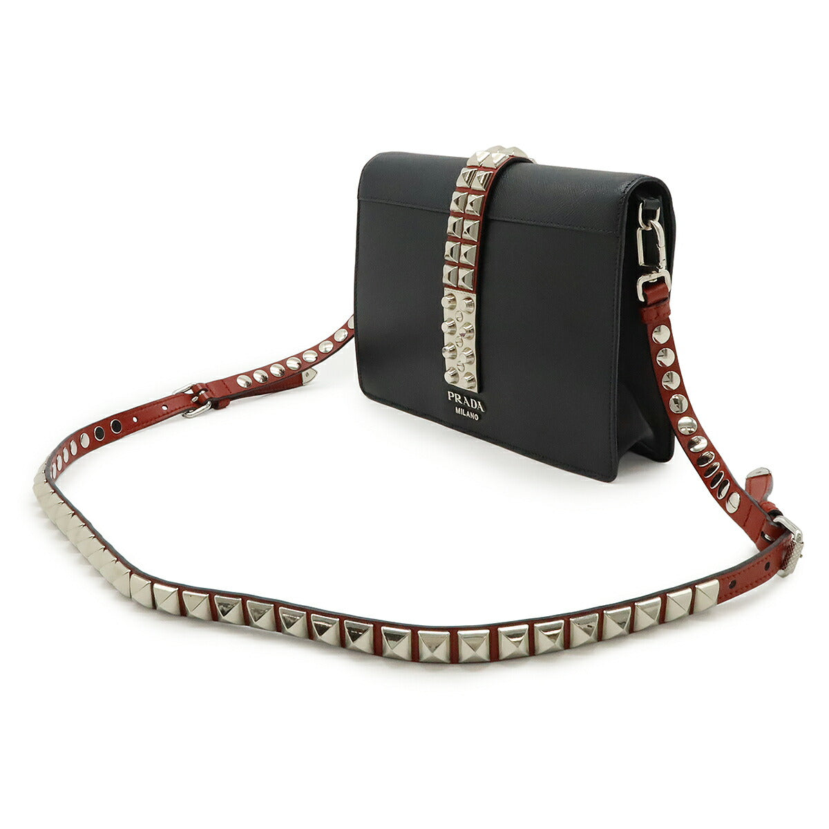 Prada Electra 2Way Bag Leather Travel Bag