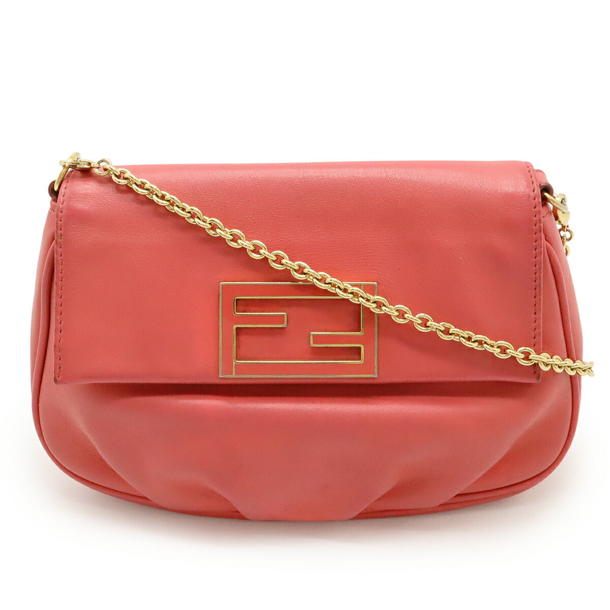 Fendi 2Way Shoulder Bag Leather