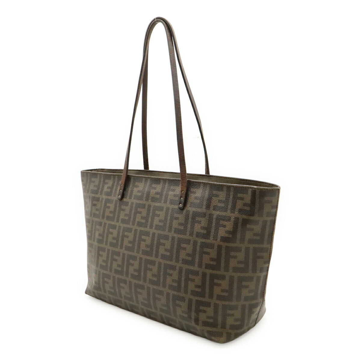 Fendi Zucca Coated 2Way Bag Canvas Travel Bag