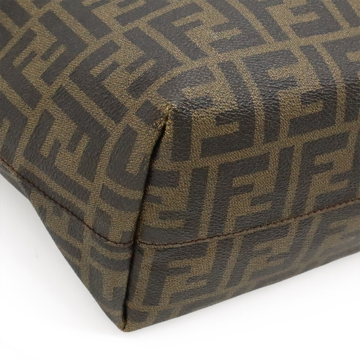 Fendi Zucca Coated 2Way Bag Canvas Travel Bag