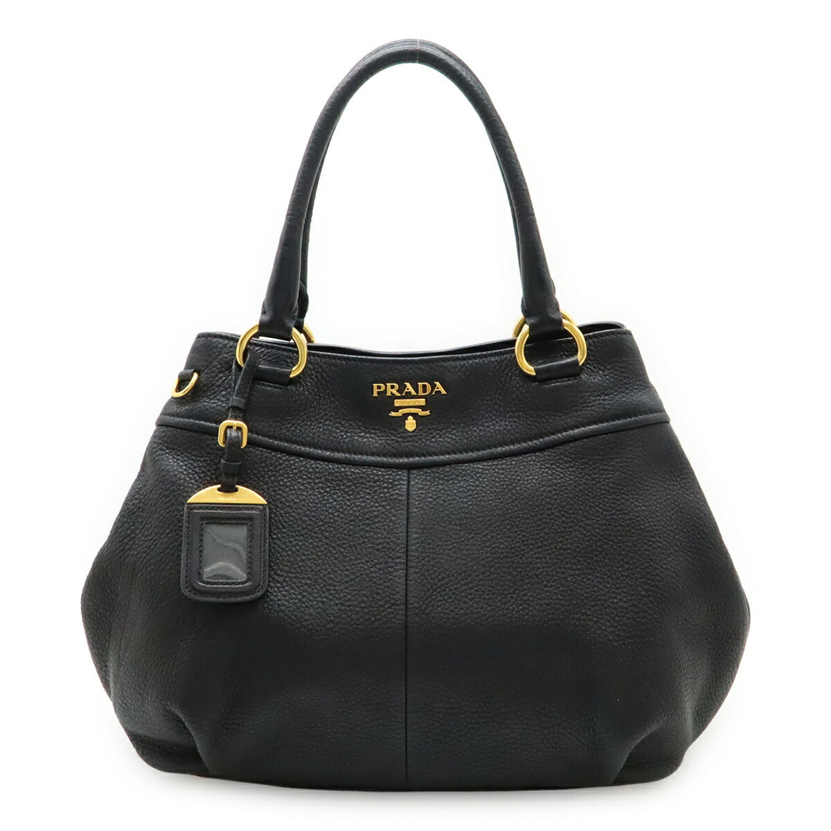 Prada 2Way Bag Leather Travel Bag Leather 2Way Bag