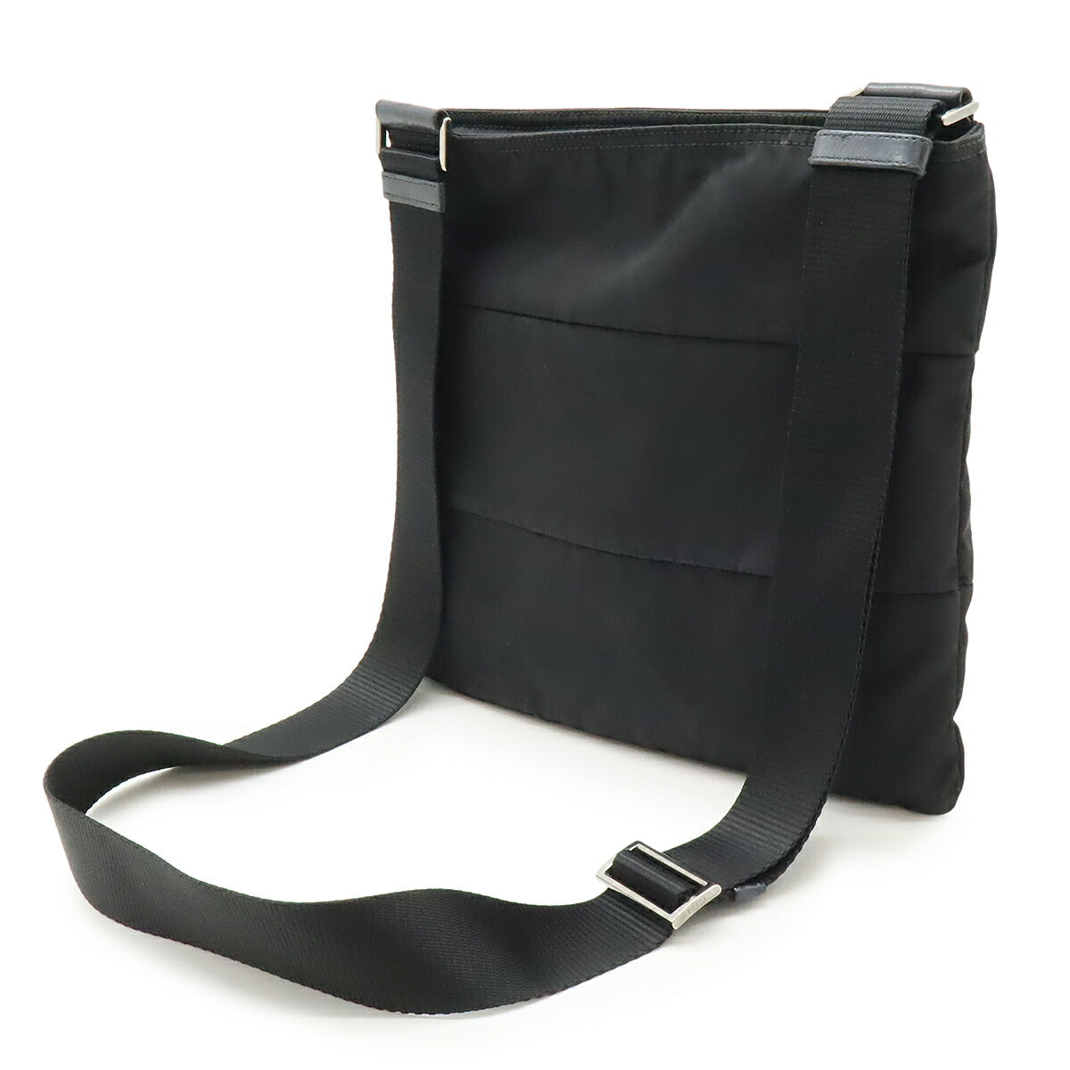 Prada Shoulder Bag Leather Nylon 3