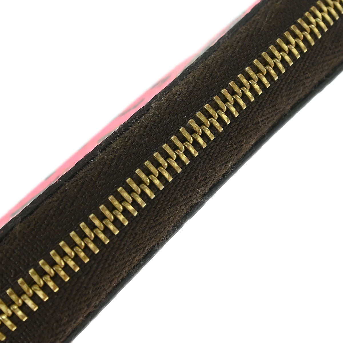 Louis Vuitton 2008 Pink Graffiti Zippy Coin Purse Wallet