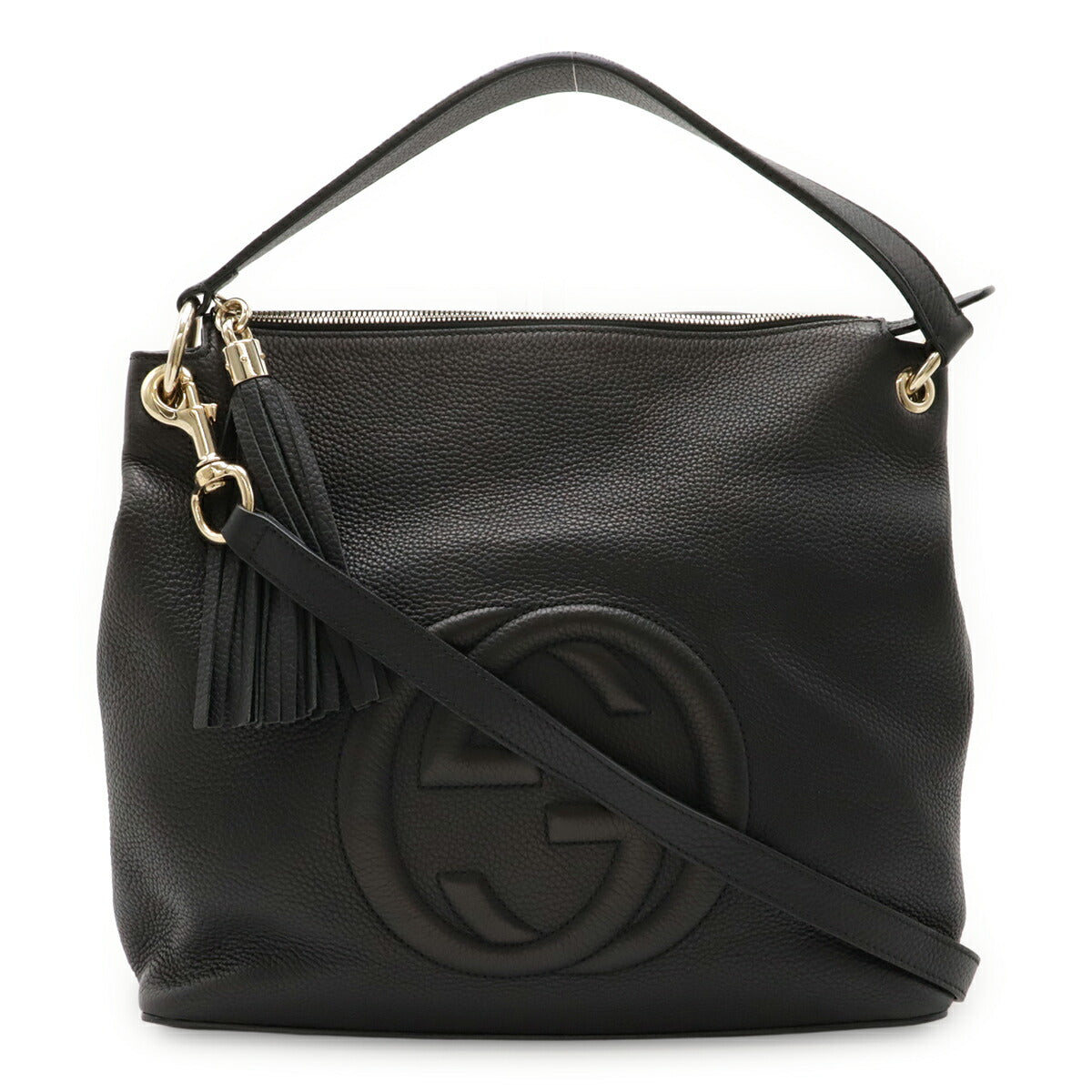 Gucci Soho Interlocking 2Way Shoulder Bag Leather