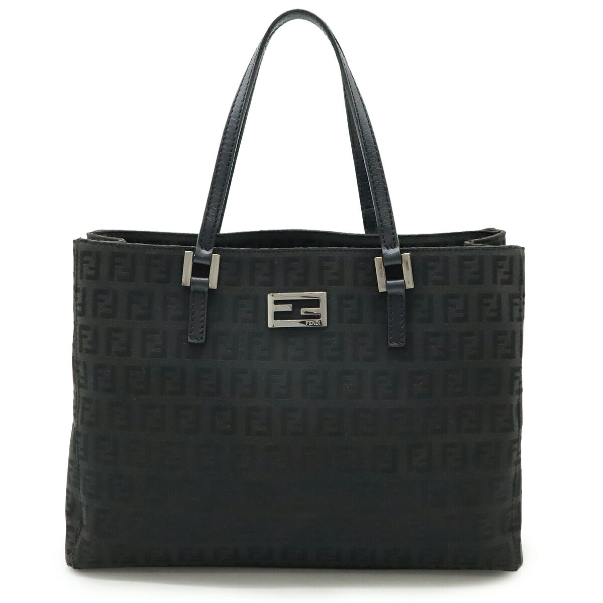 Fendi Zucchino Handbag Canvas Travel Bag
