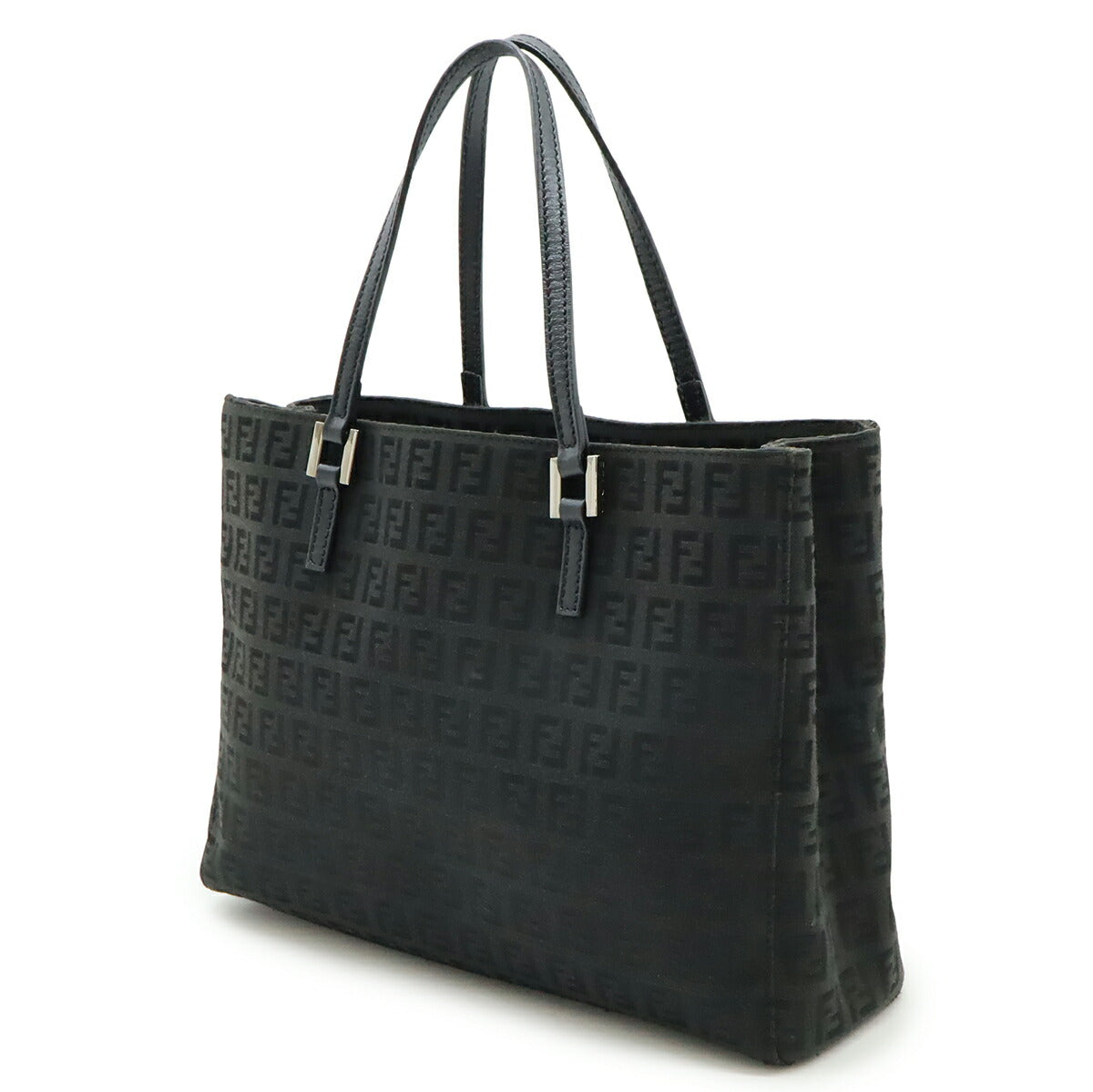 Fendi Zucchino Handbag Canvas Travel Bag