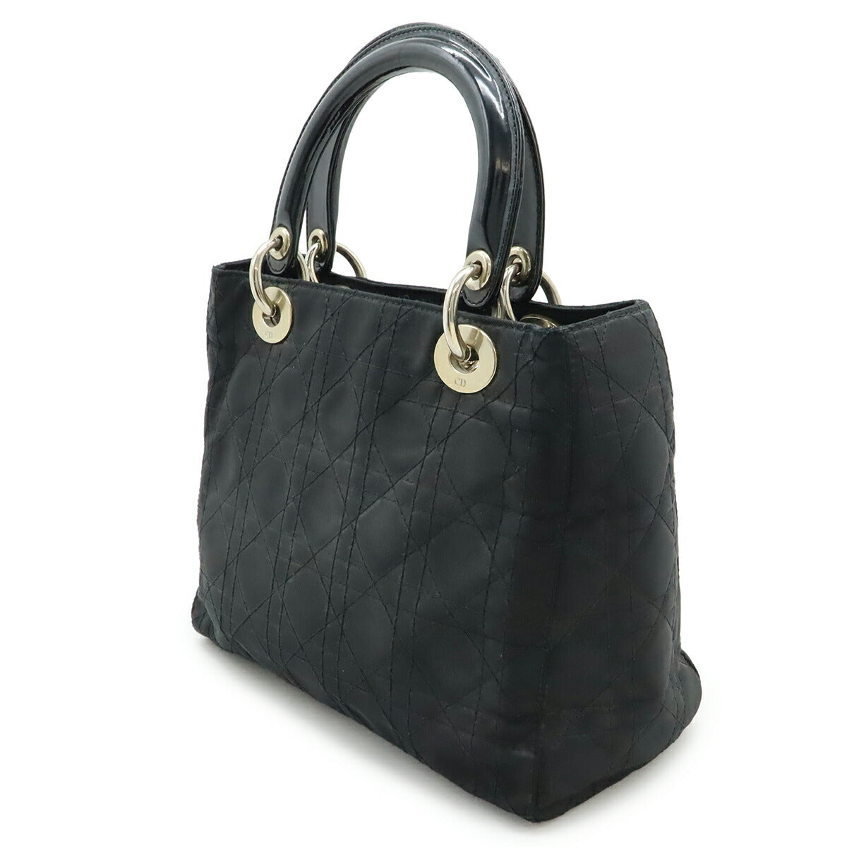 Dior Christian Lady Cannage Handbag Nylon Travel Bag