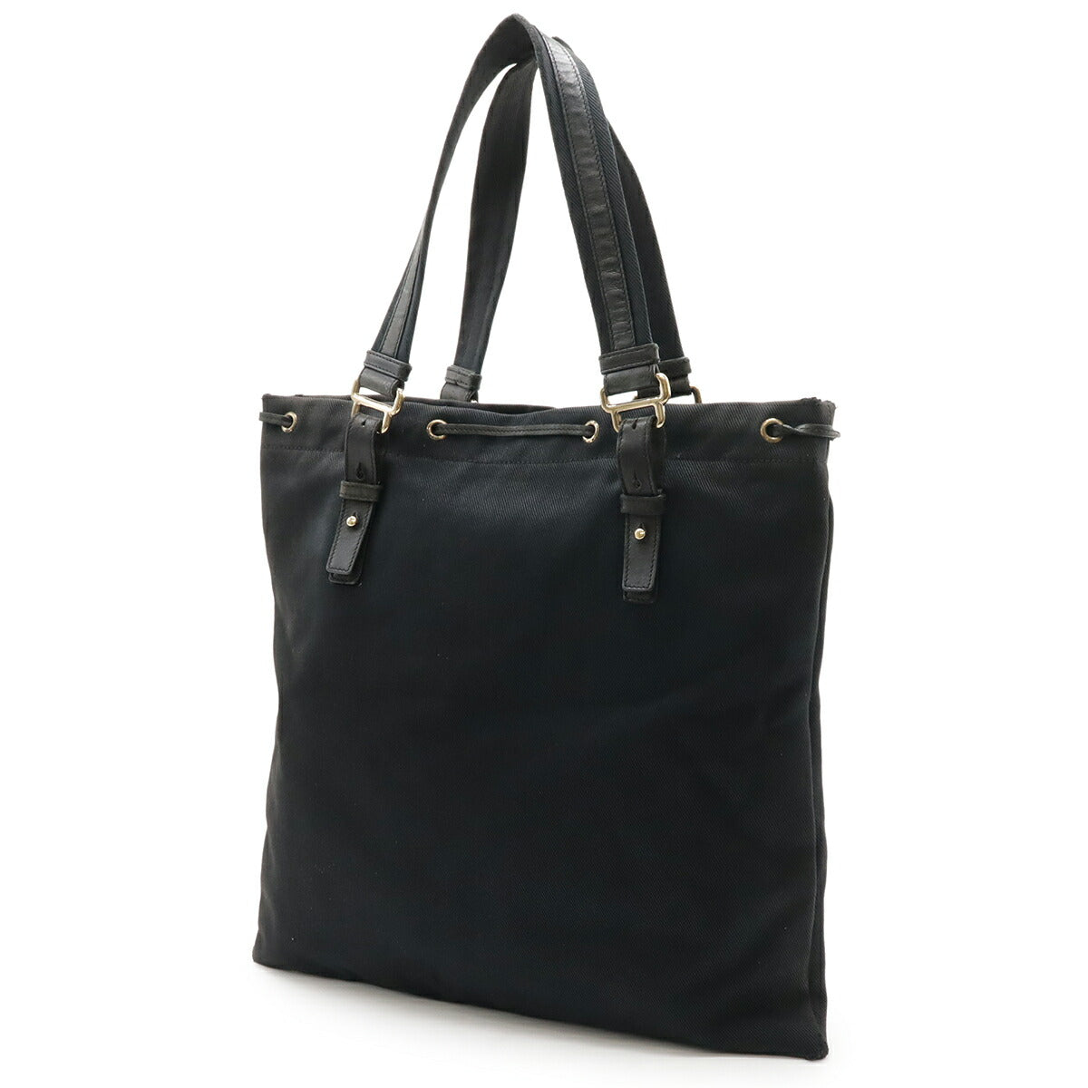 YSL Saint Laurent Yves Kahala Rive Gauche Tote Bag Leather Canvas