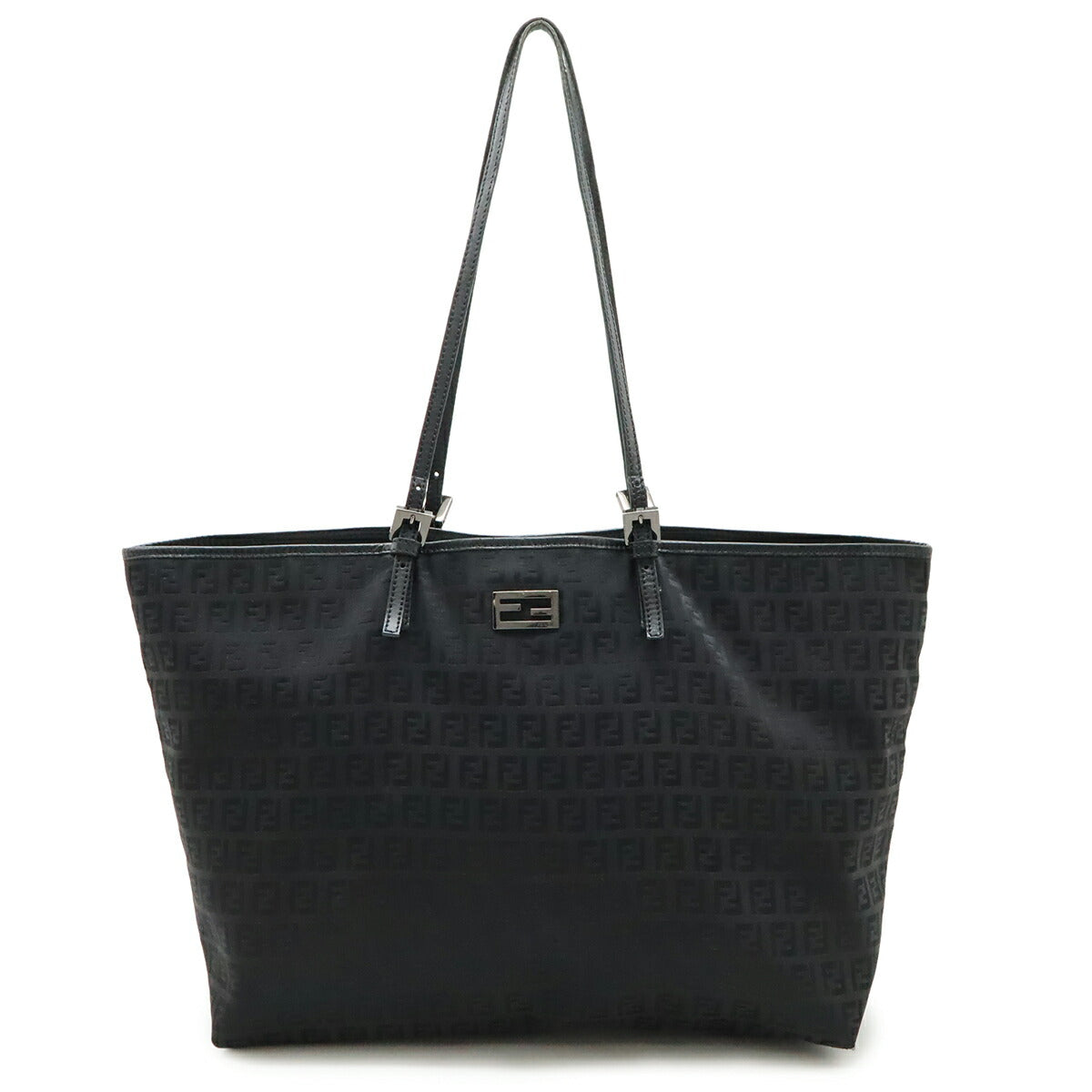 Fendi Zucchino 2Way Bag Leather Canvas Travel Bag 2Way Bag 1