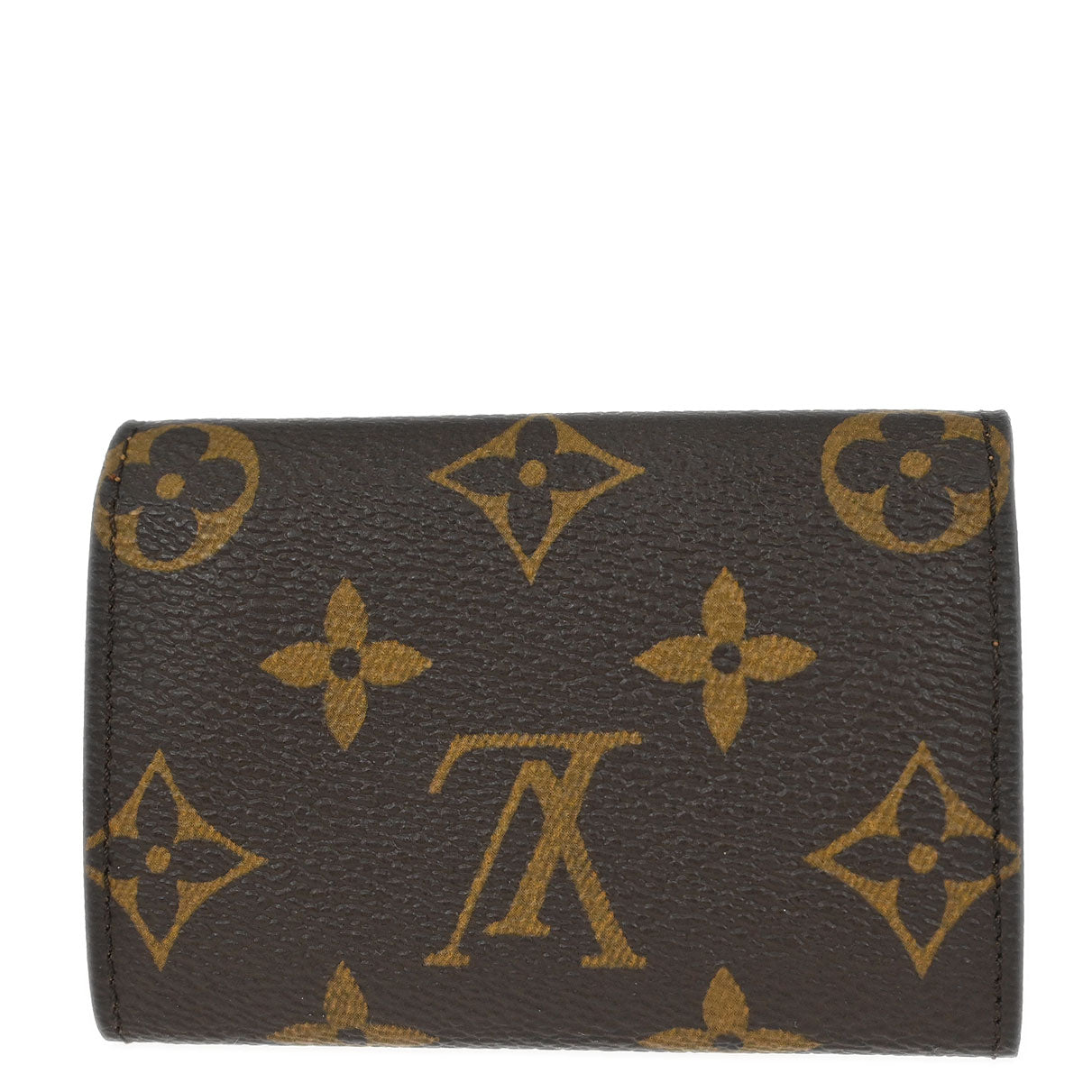 Louis Vuitton 2007 Monogram Porte Monnaie Plat Coin Case Wallet
