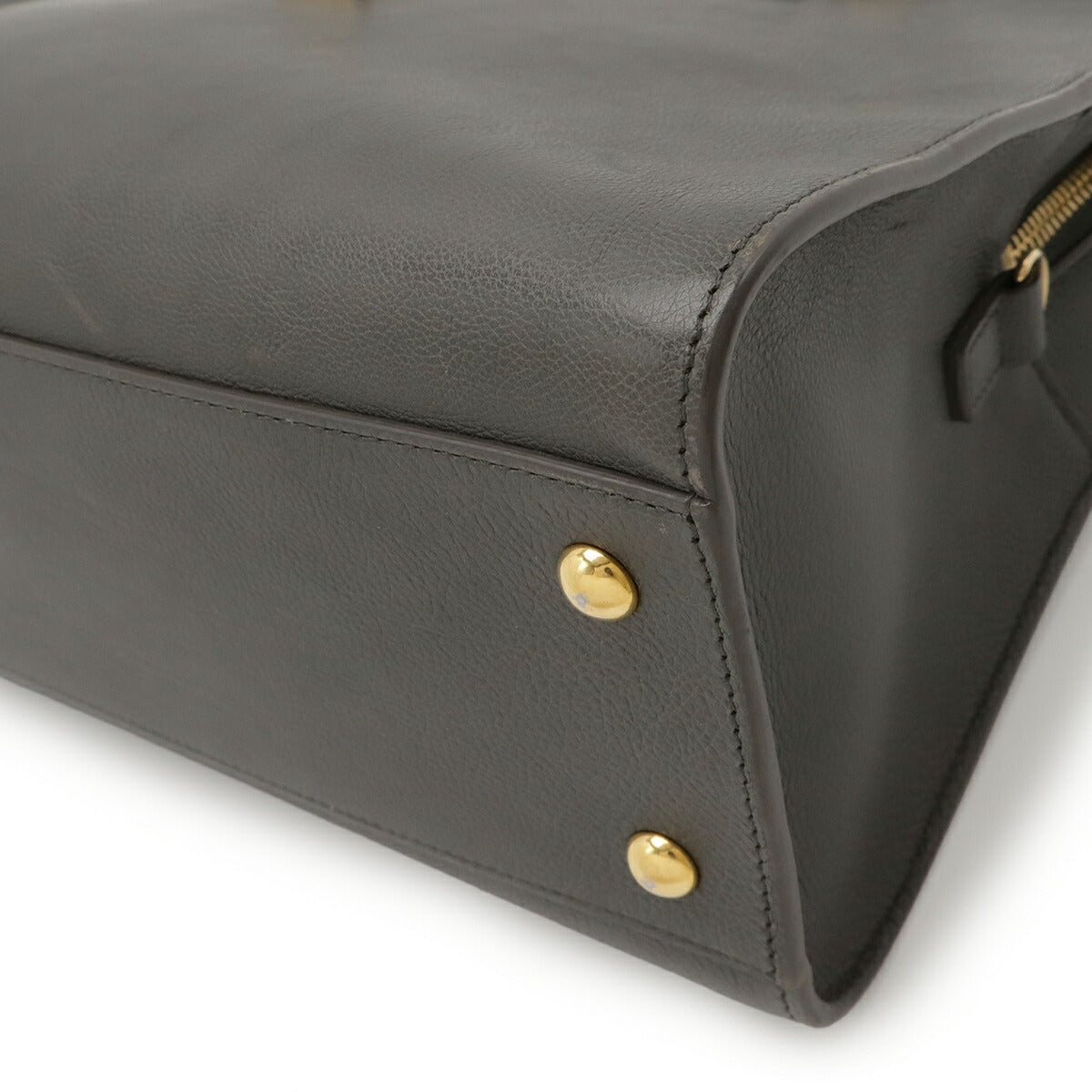 YSL Saint Laurent Paris Cabas 2Way Bag Leather Small Travel Bag