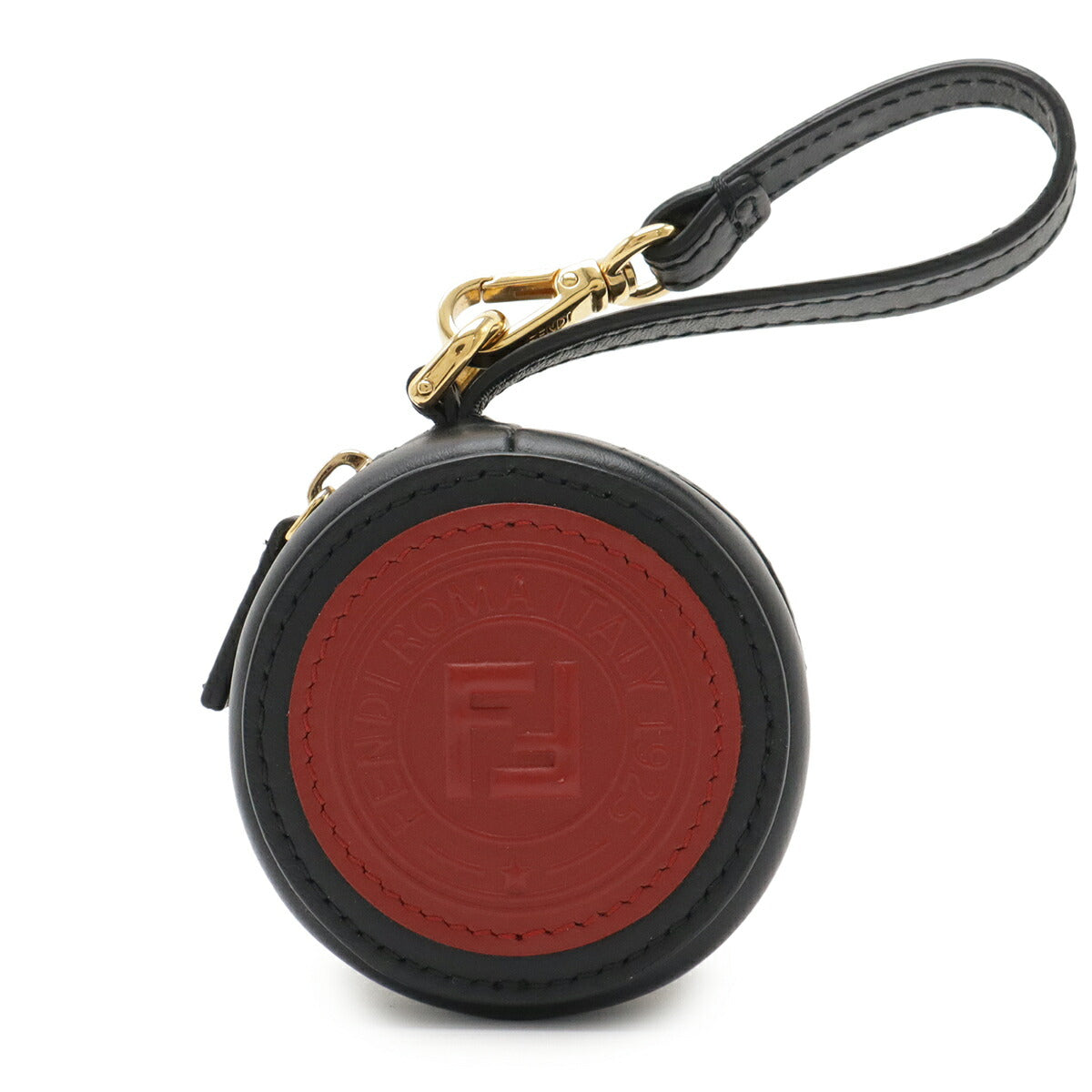 Fendi Ff Tote Bag Leather Nylon Logo