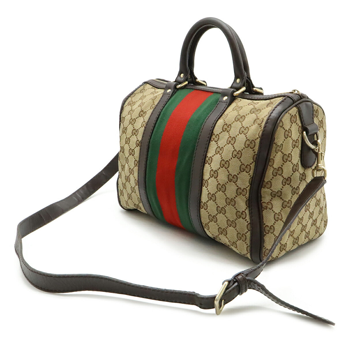 Gucci 2Way Handbag Canvas Travel Bag Handbag 2