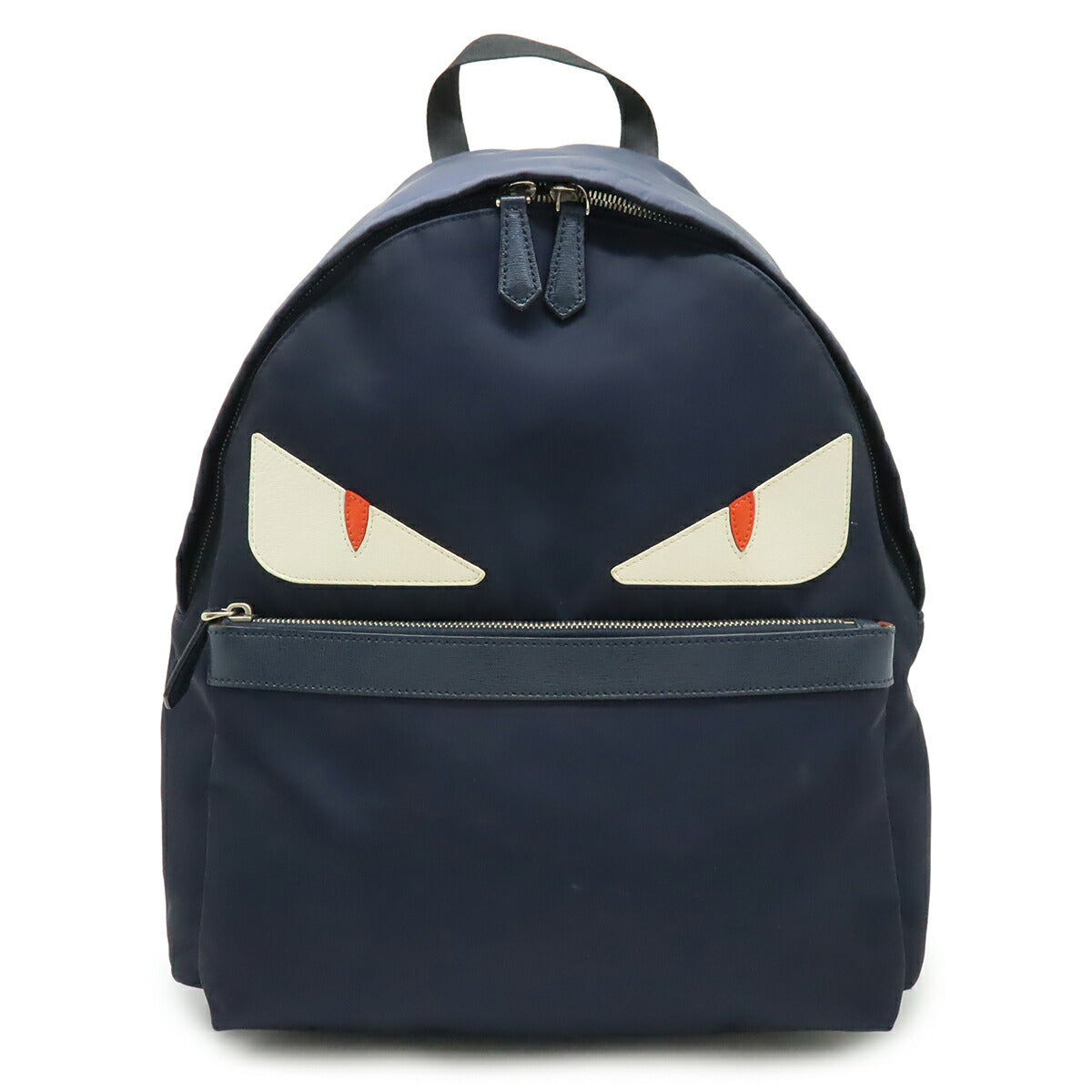 Fendi Bag Bugs Monster Backpack Leather Nylon