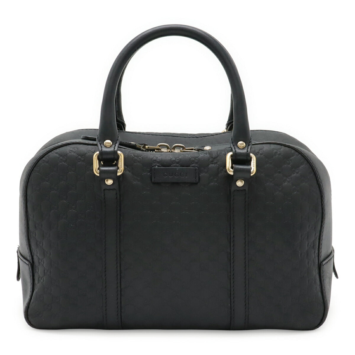 Gucci Microssima Handbag Leather Travel Bag Leather Handbag