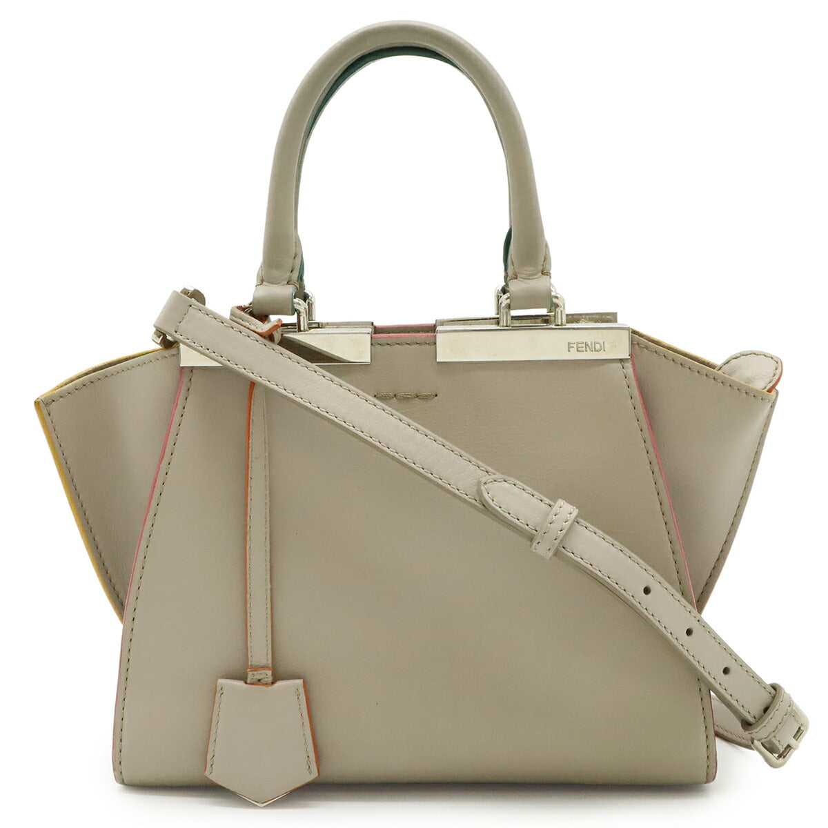 Fendi Petit 3Jours 2Way Bag Leather Travel Bag