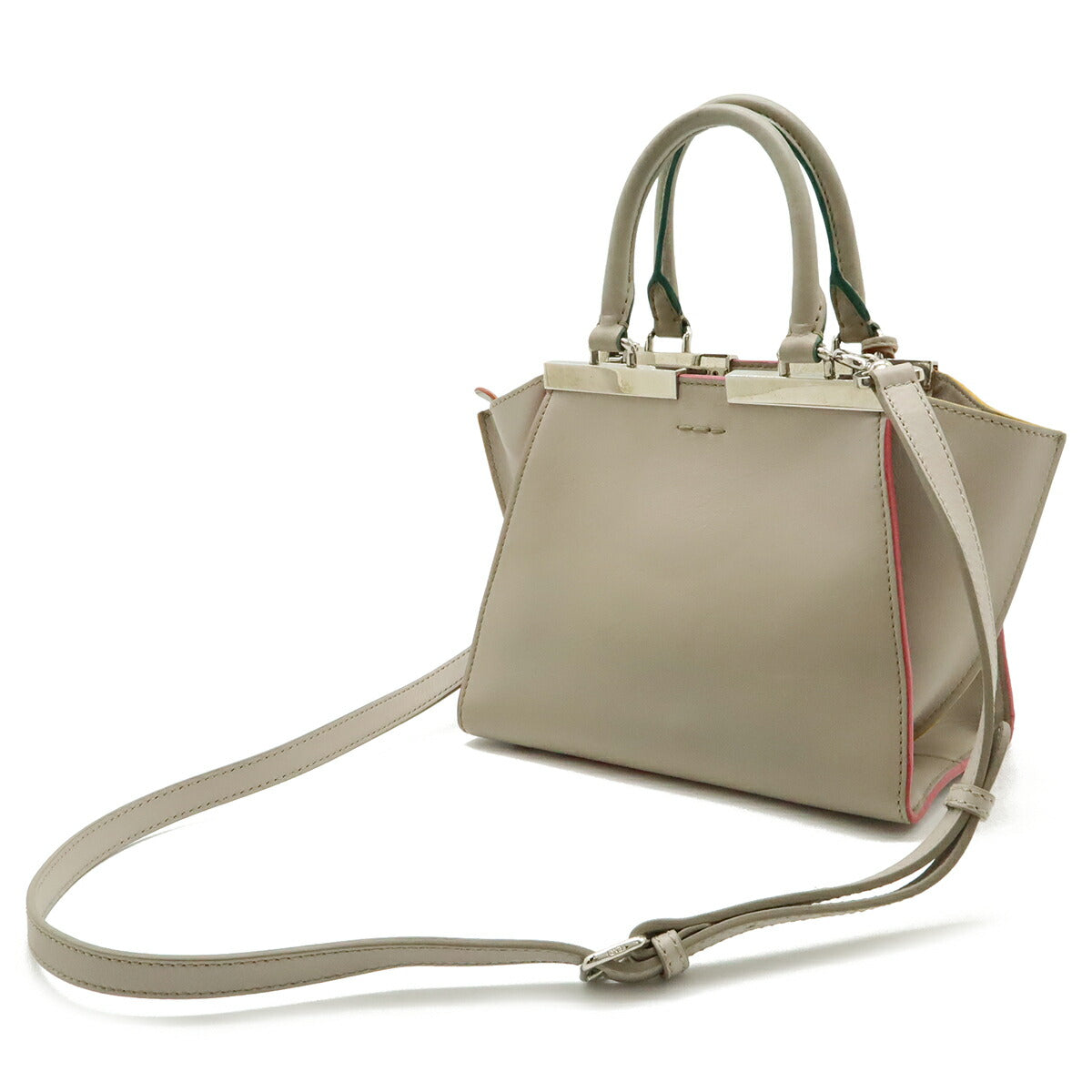 Fendi Petit 3Jours 2Way Bag Leather Travel Bag