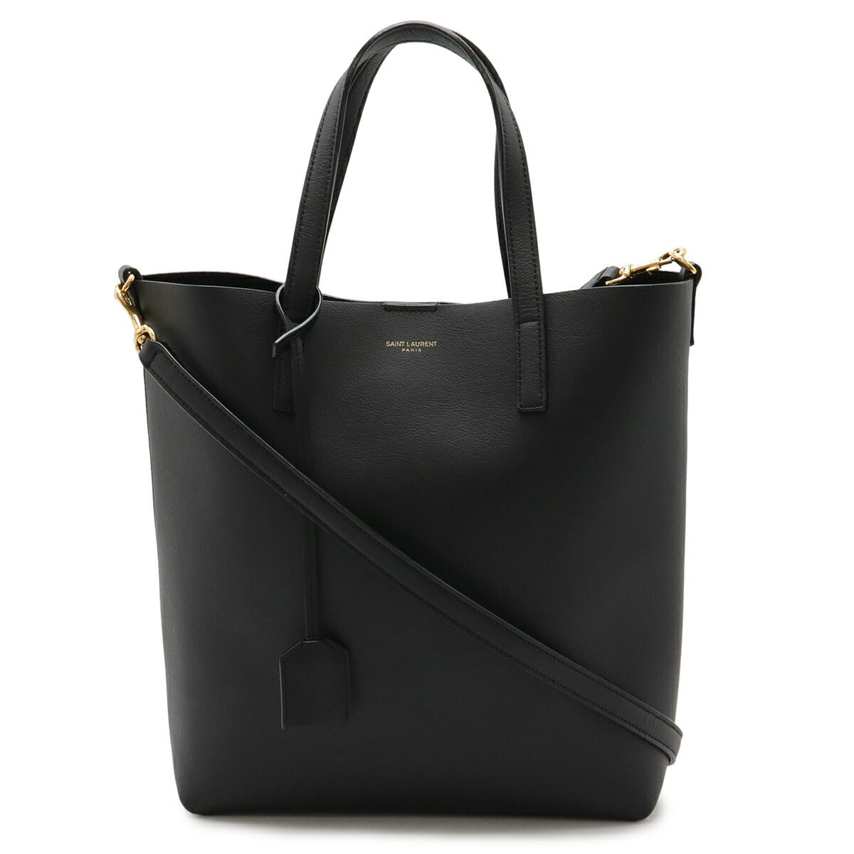 YSL Saint Laurent Paris Shopping 2Way Bag Leather Toy Tote Bag