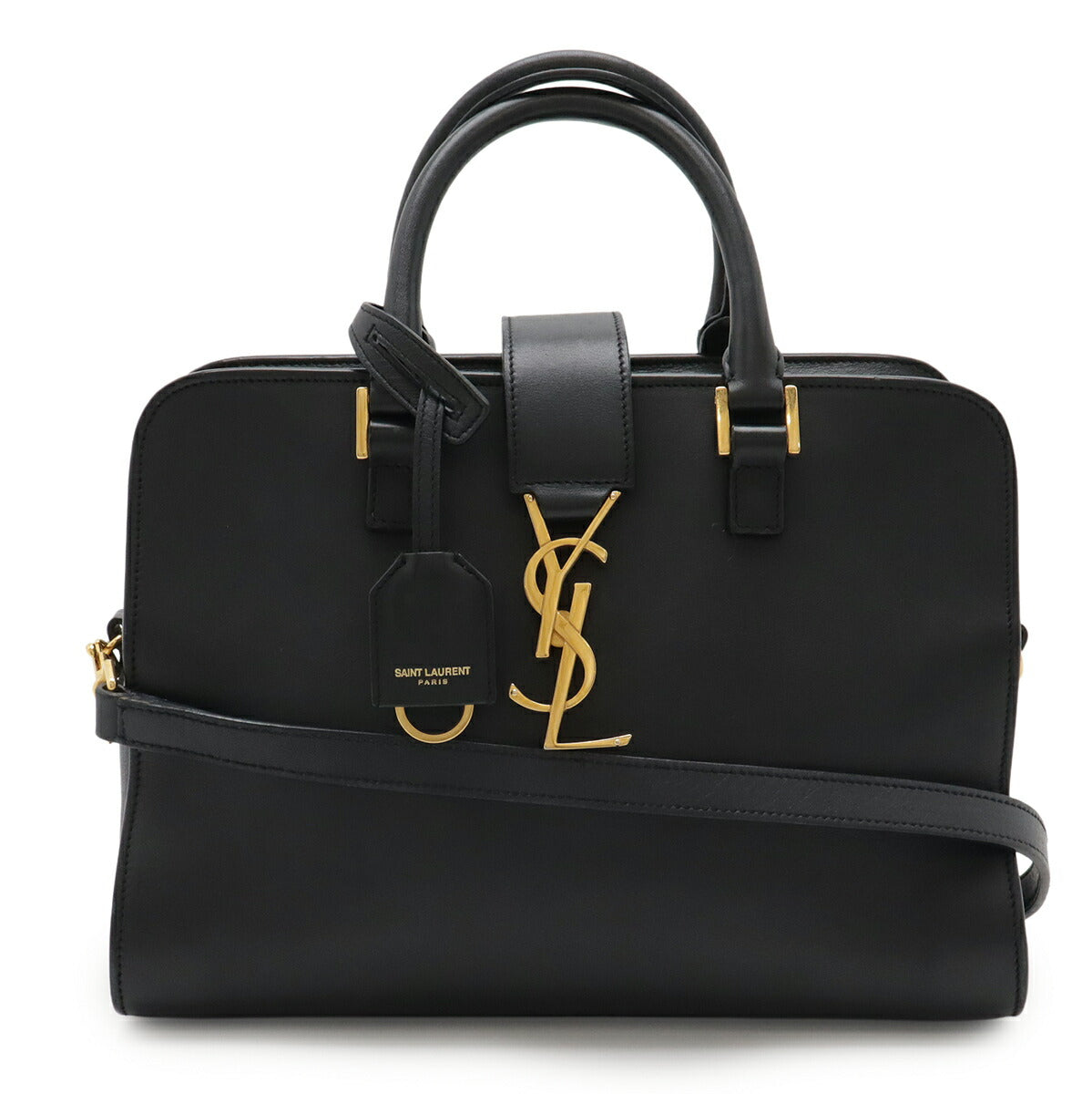 YSL Saint Laurent Paris Cabas 2Way Bag Leather Baby Travel Bag 2Way Bag 1