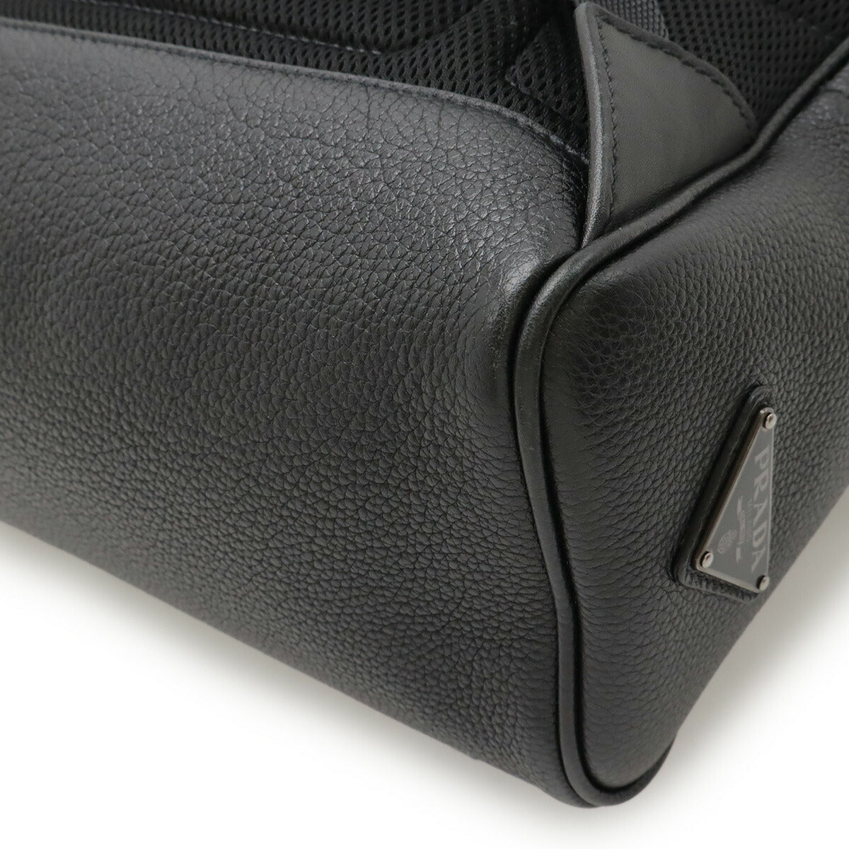 Prada Triangle Backpack Leather Logo