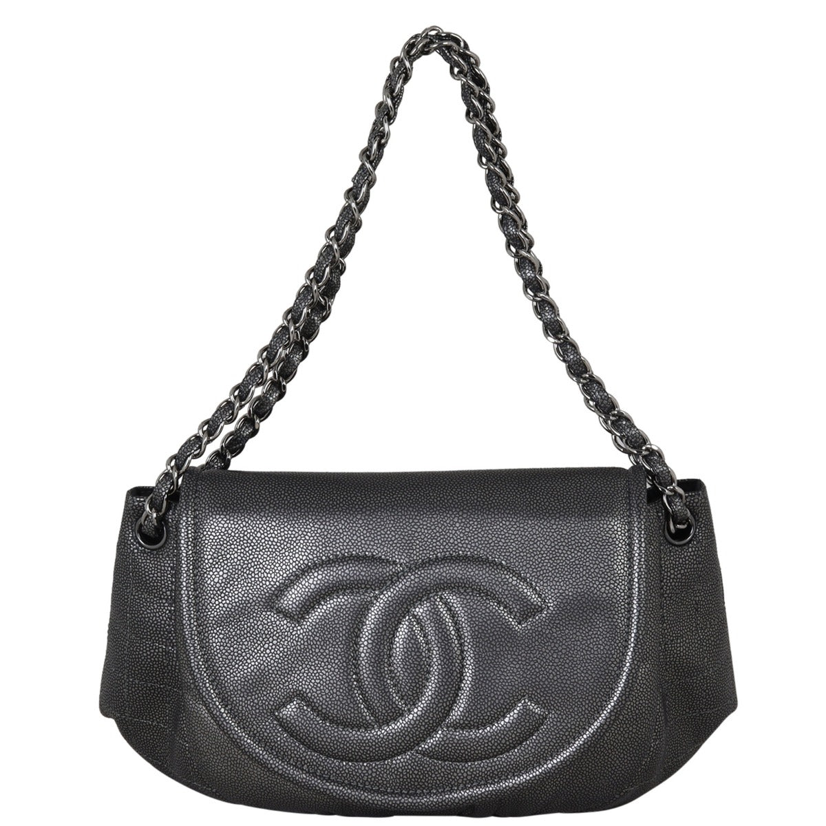 Chanel Half Moon Bag Flap Handbag