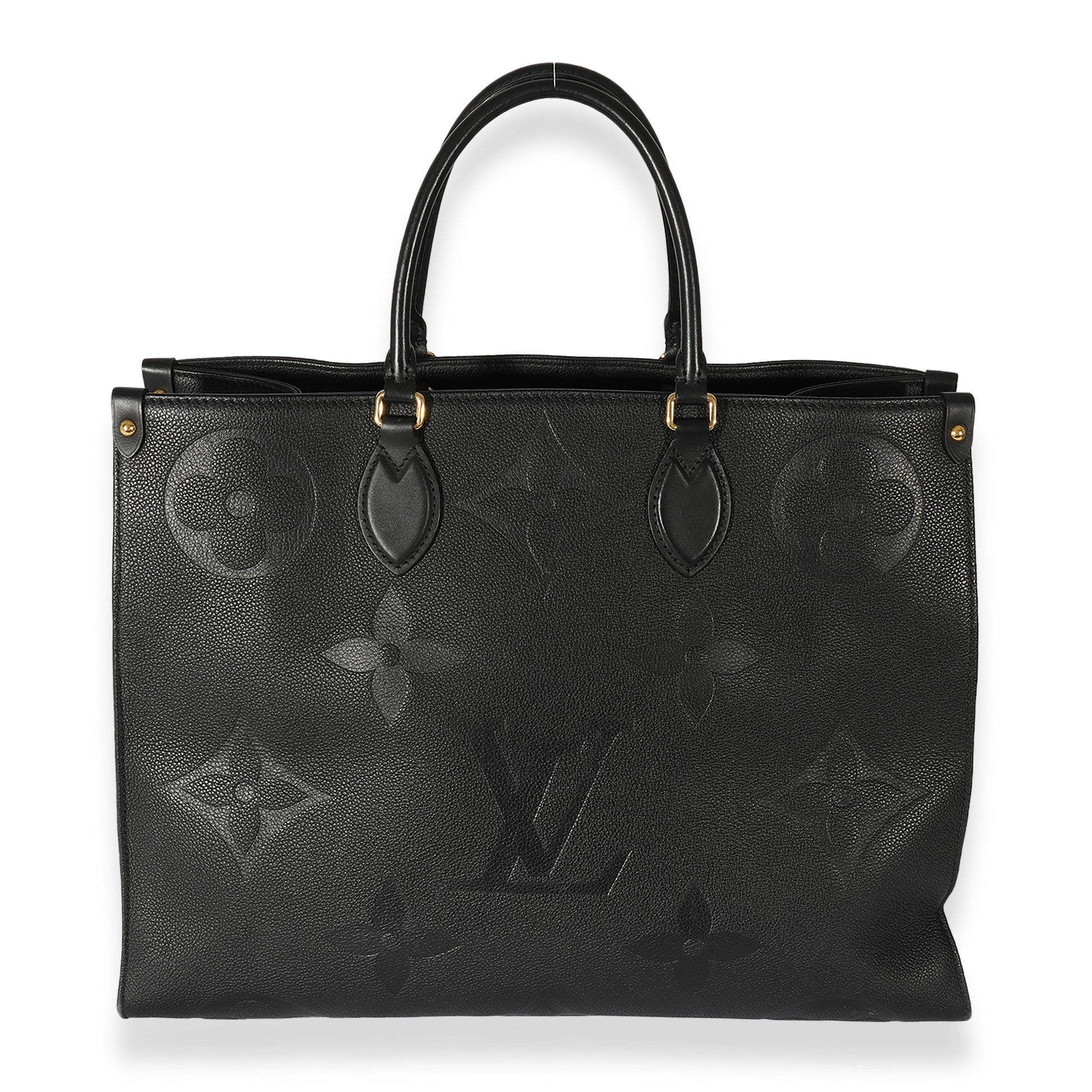 Louis Vuitton Empreinte Onthego GM Black Handbag