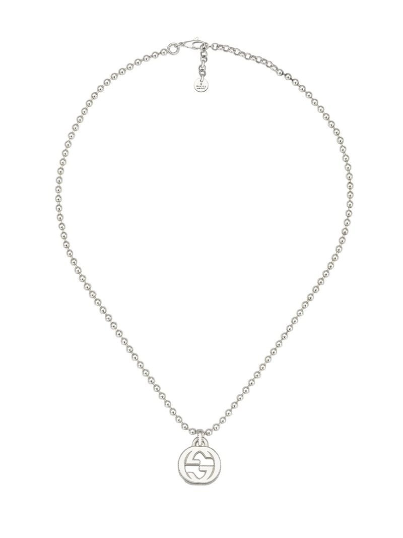 Gucci - Interlocking G necklace in silver - women - Sterling Silver - One Size - Metallic