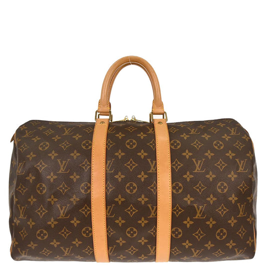 Louis Vuitton 2004 Monogram Keepall 45 Duffle Bag