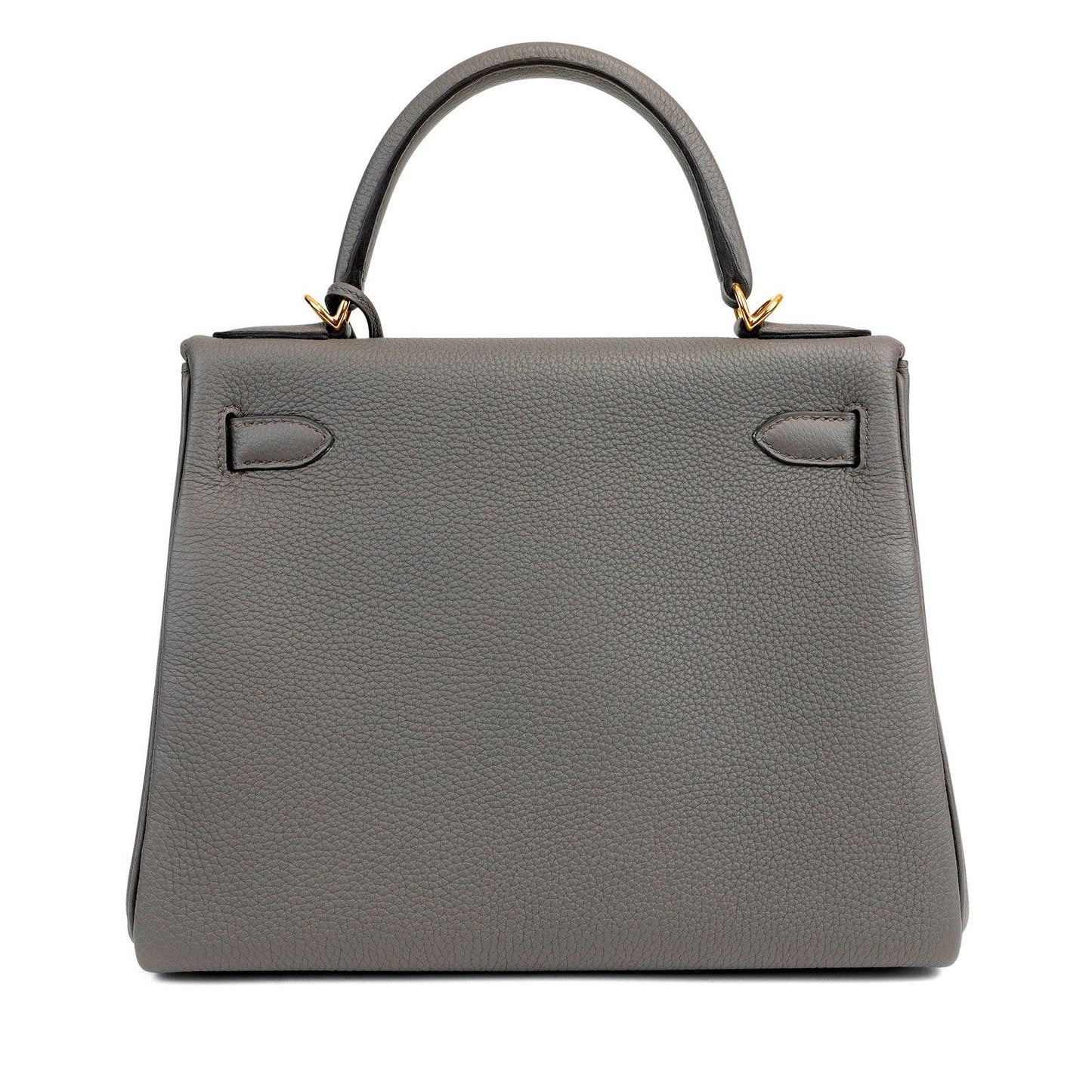 Hermes Luxury Cm Gris Etoupe Togo Kelly W Gold Travel Bag
