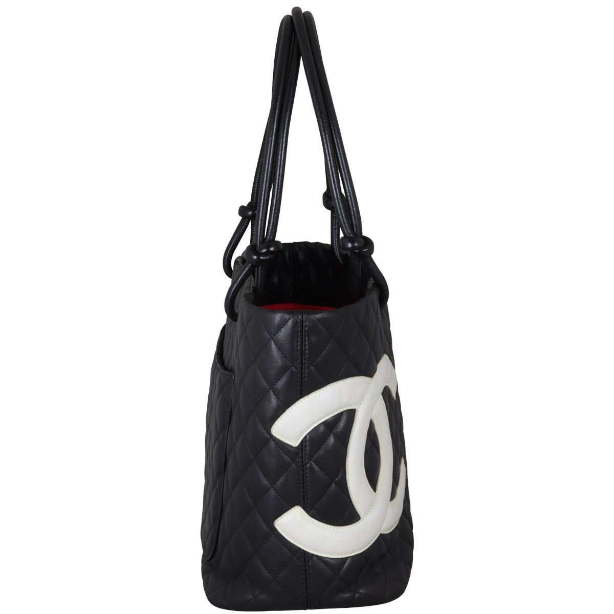 Chanel Ligne Cambon Tote Lambskin Large Tote Bag