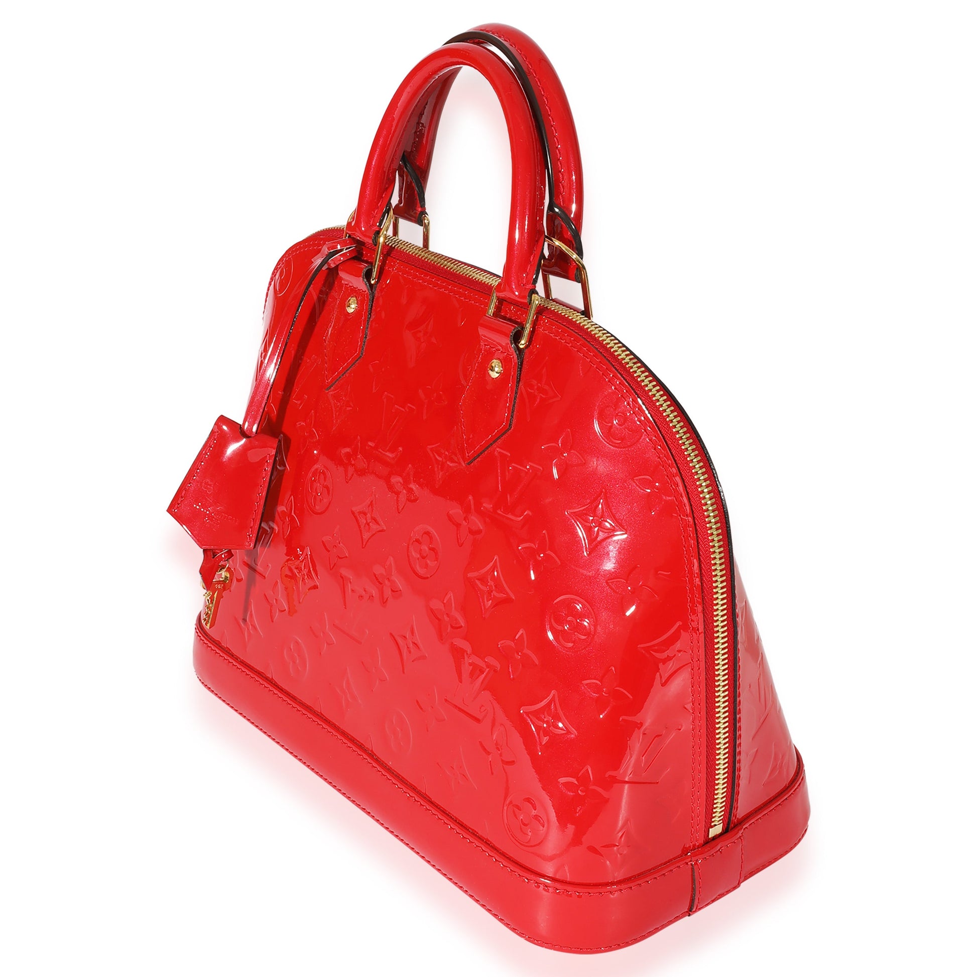 Louis Vuitton Cerise Vernis Alma PM Handbag