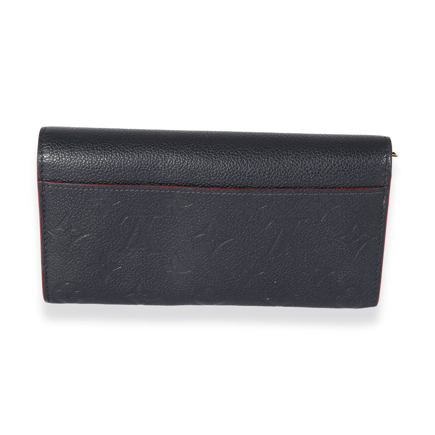 Louis Vuitton Marine Rouge Empreinte Sarah Wallet Case