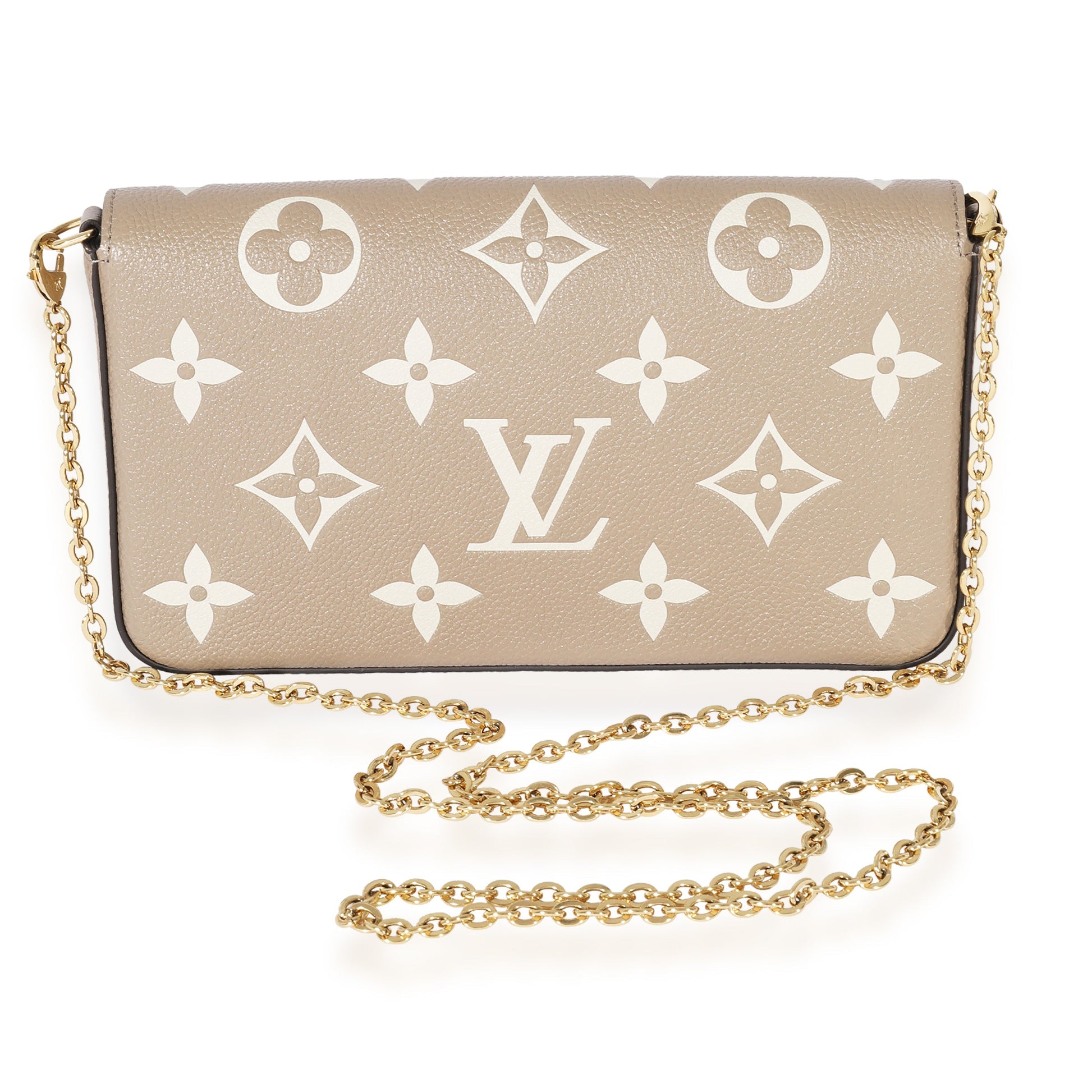 Louis Vuitton Bicolor Empreinte Pochette Felicie Clutch Bag