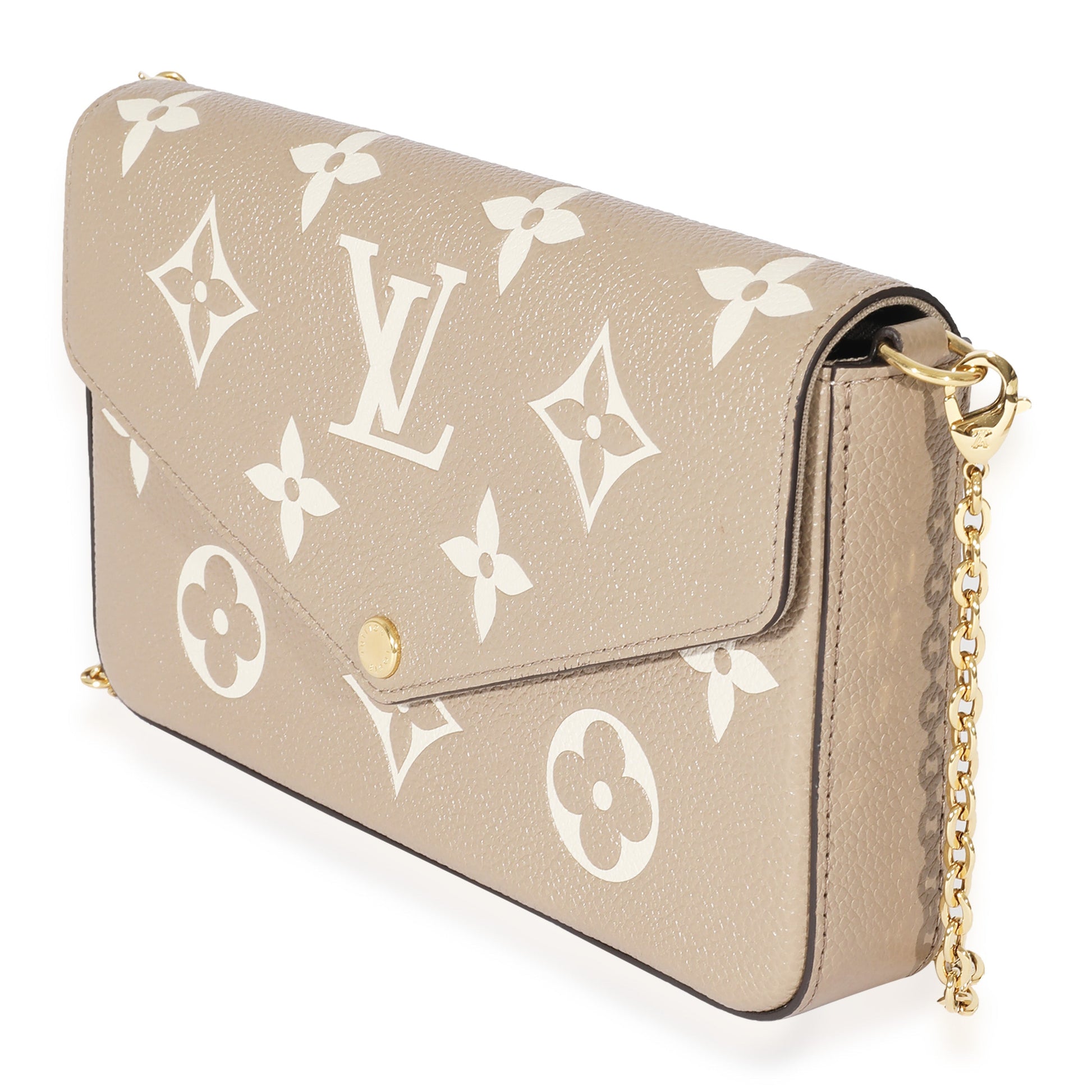 Louis Vuitton Bicolor Empreinte Pochette Felicie Clutch Bag