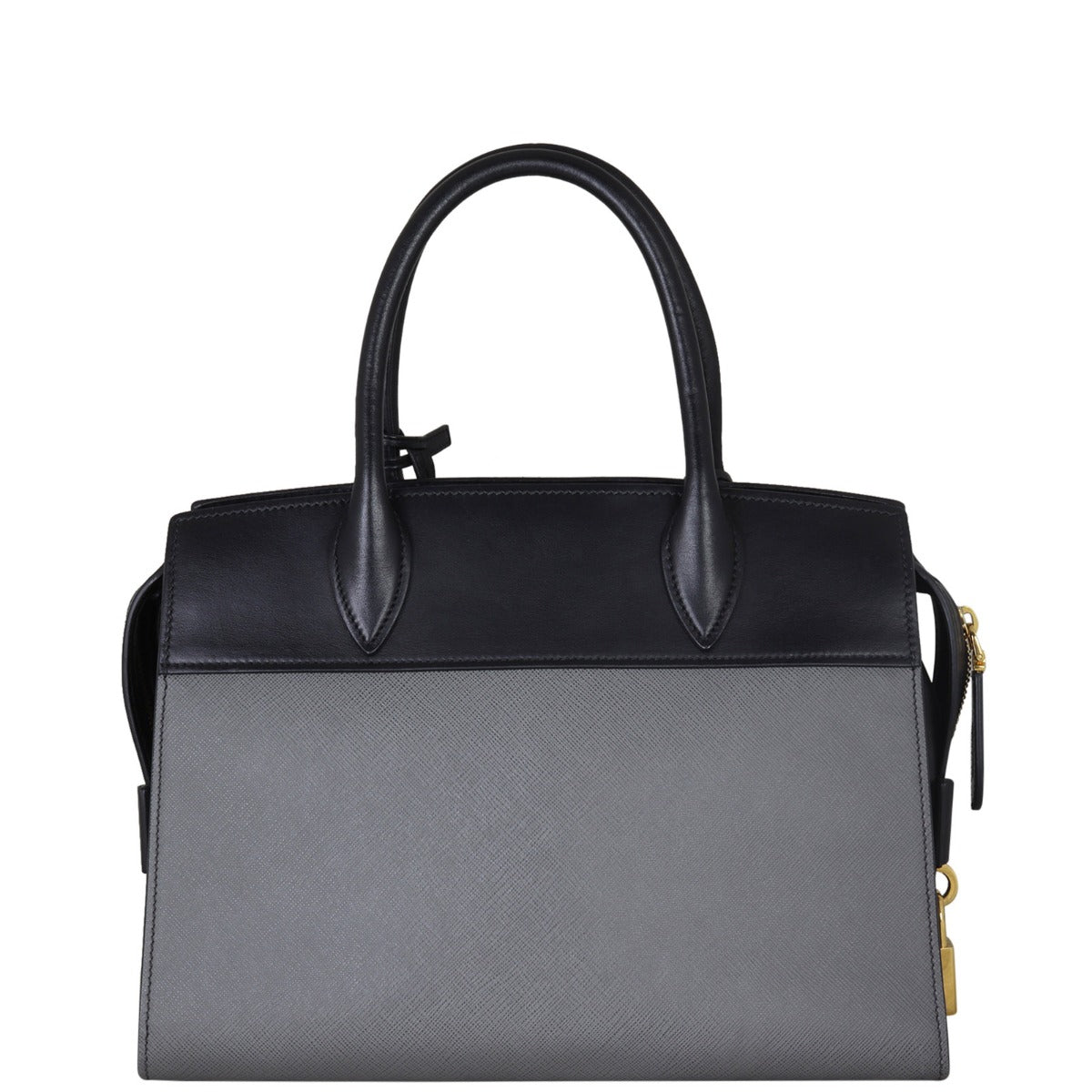 Prada Saffiano City Calf Esplanade Handbag Medium Travel Bag