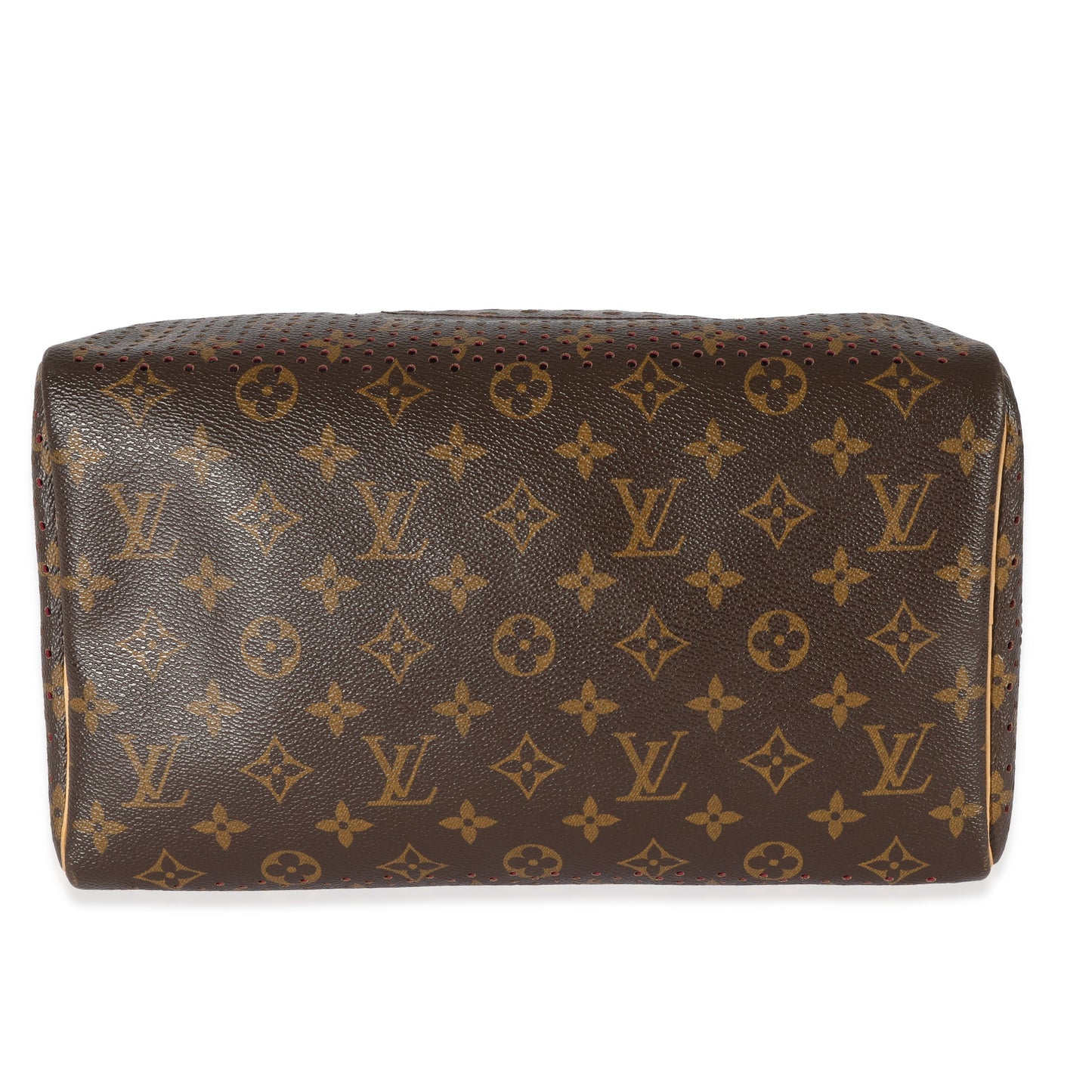 Louis Vuitton Perforated Fuchsia Speedy 30 Monogram Canvas Handbag