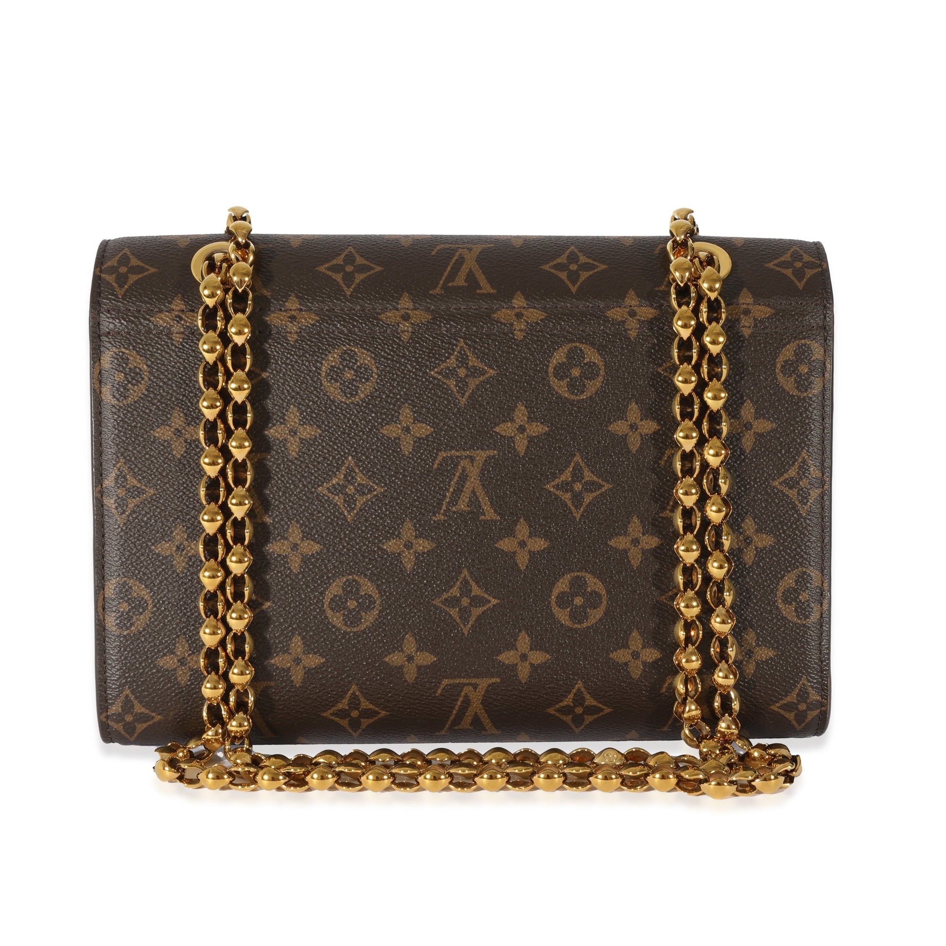 Louis Vuitton Raisin Victoire Monogram Canvas Chain Handbag