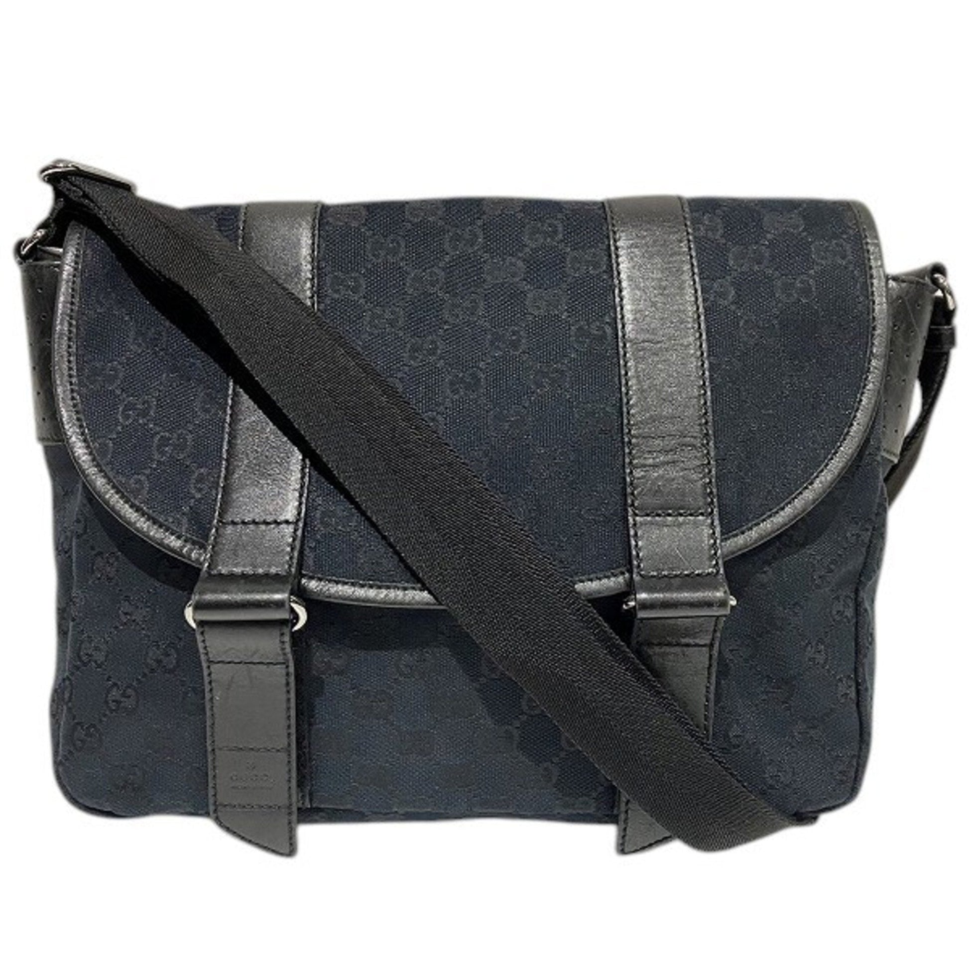 Gucci Shoulder Bag Canvas Canvas 1438