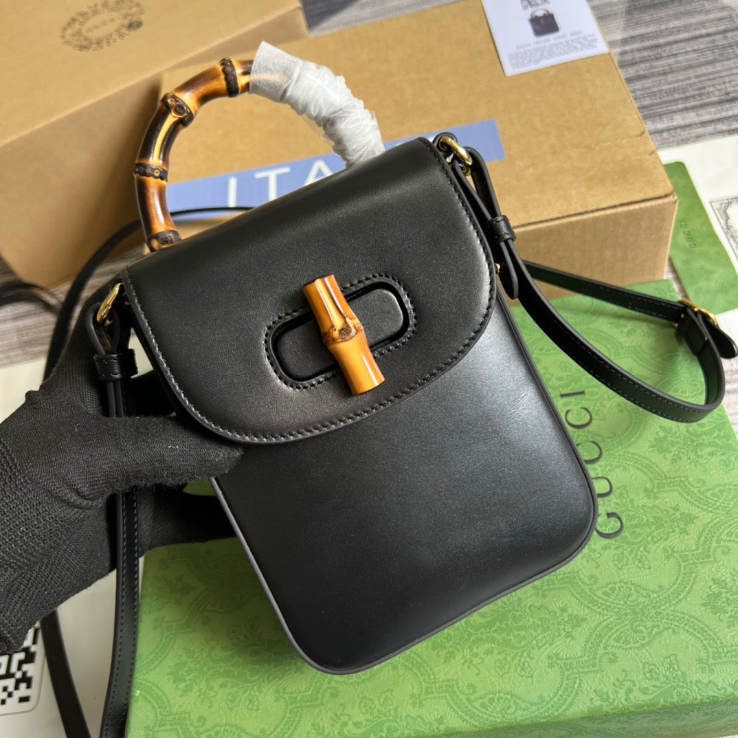 gg Bamboo , ’s 6in Black Mini Bag Beaunoirrbeaunoirr Uzy0T