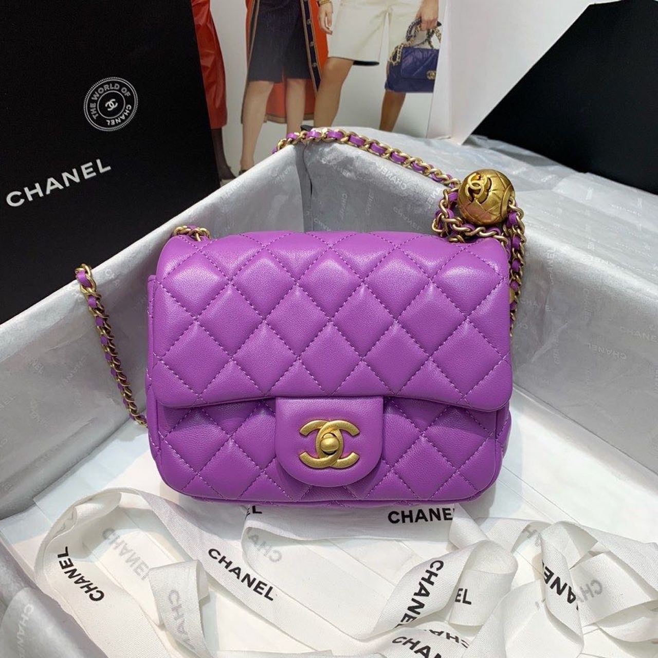 Chlmini Top Qualityap Bag With Chlball On Crossbody Bag As1786 6088
