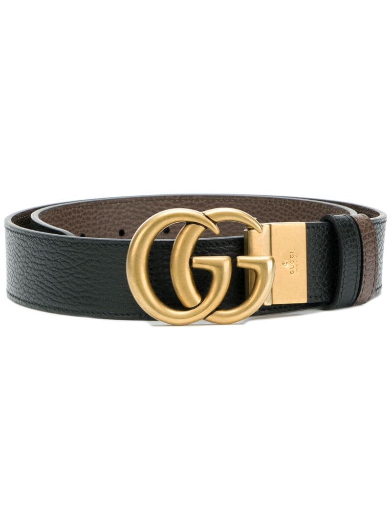Gucci - Double G buckle belt - men - Calf Leather - 100 - Black