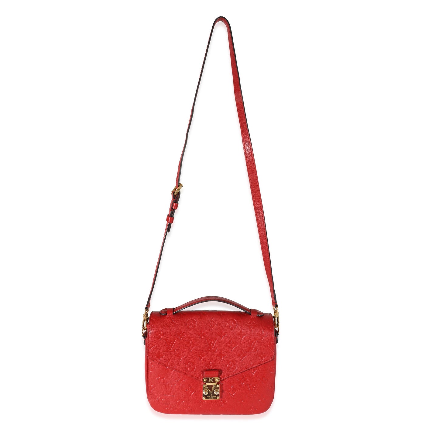 Louis Vuitton Scarlet Empreinte Pochette Metis Clutch Bag