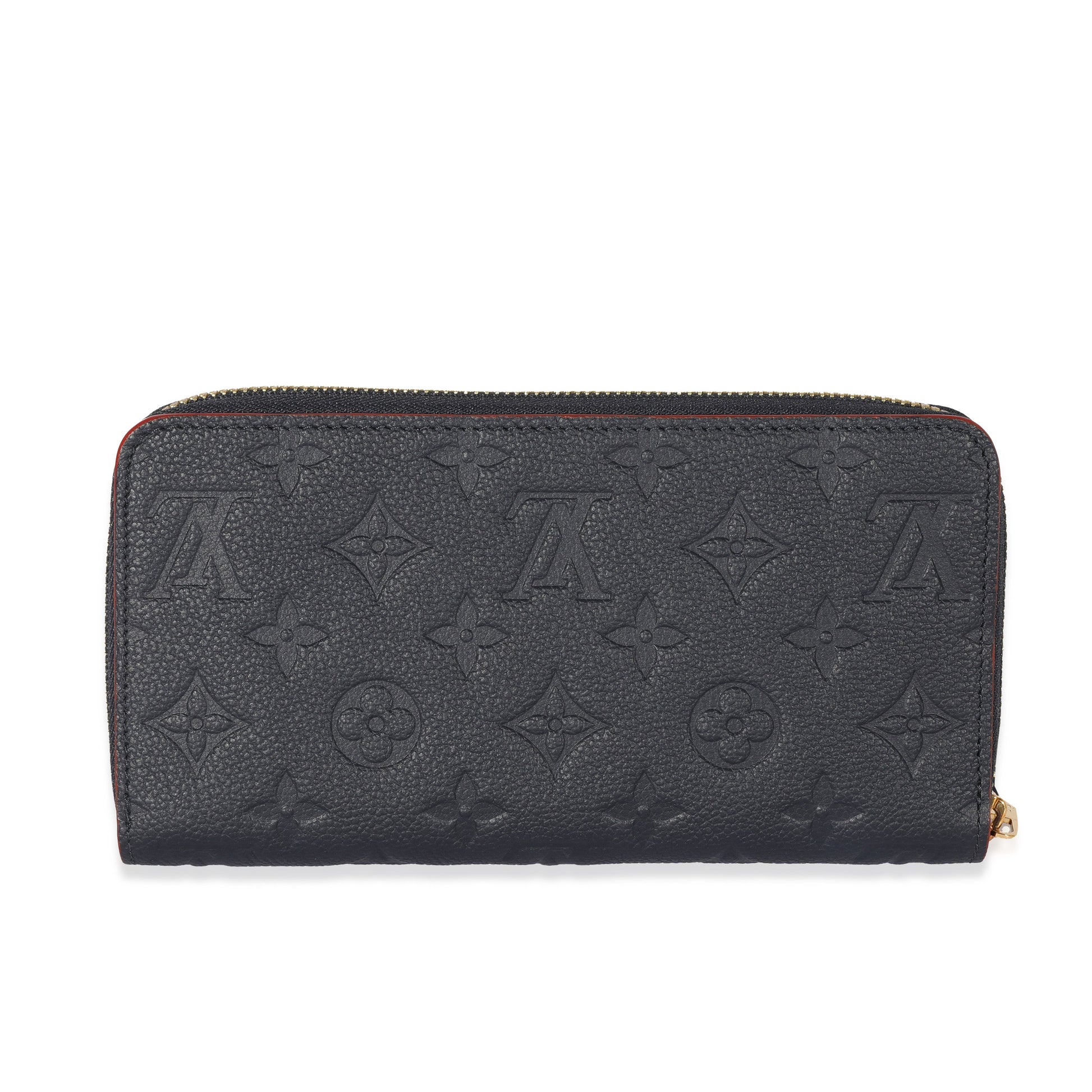 Louis Vuitton Marine Rouge Empreinte Zippy Wallet Case