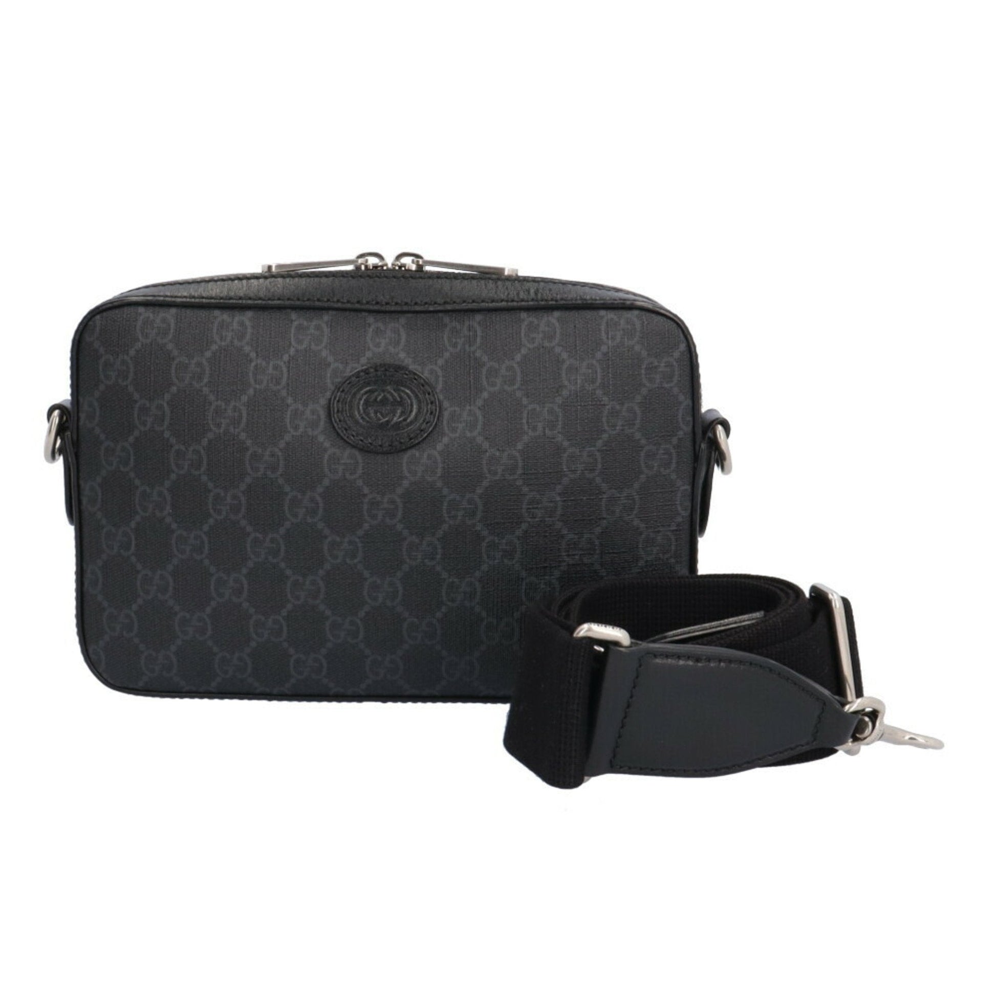 Gucci Interlocking Buckle Shoulder Bag