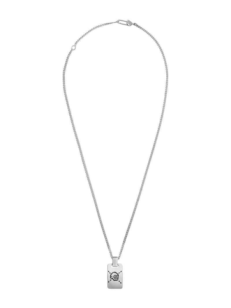 Gucci - GucciGhost pendant necklace in silver - women - Silver - One Size - Metallic